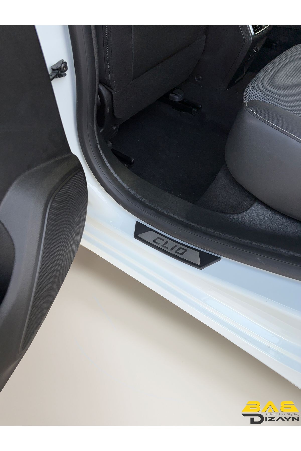 Renault Clio 5 Hb Krom Kapı Eşik Koruması 2019  ve Üzeri 4 parça