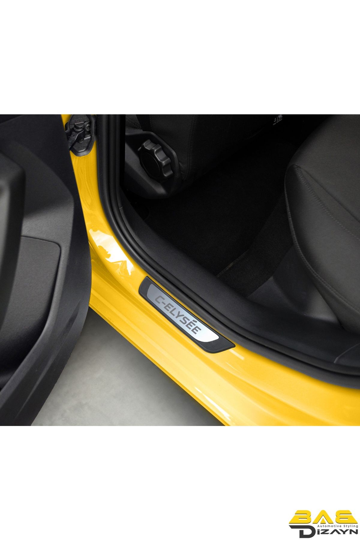 Citroen C-Elysee Kapı Eşik Koruması 2012-2024 Arası 4 parça