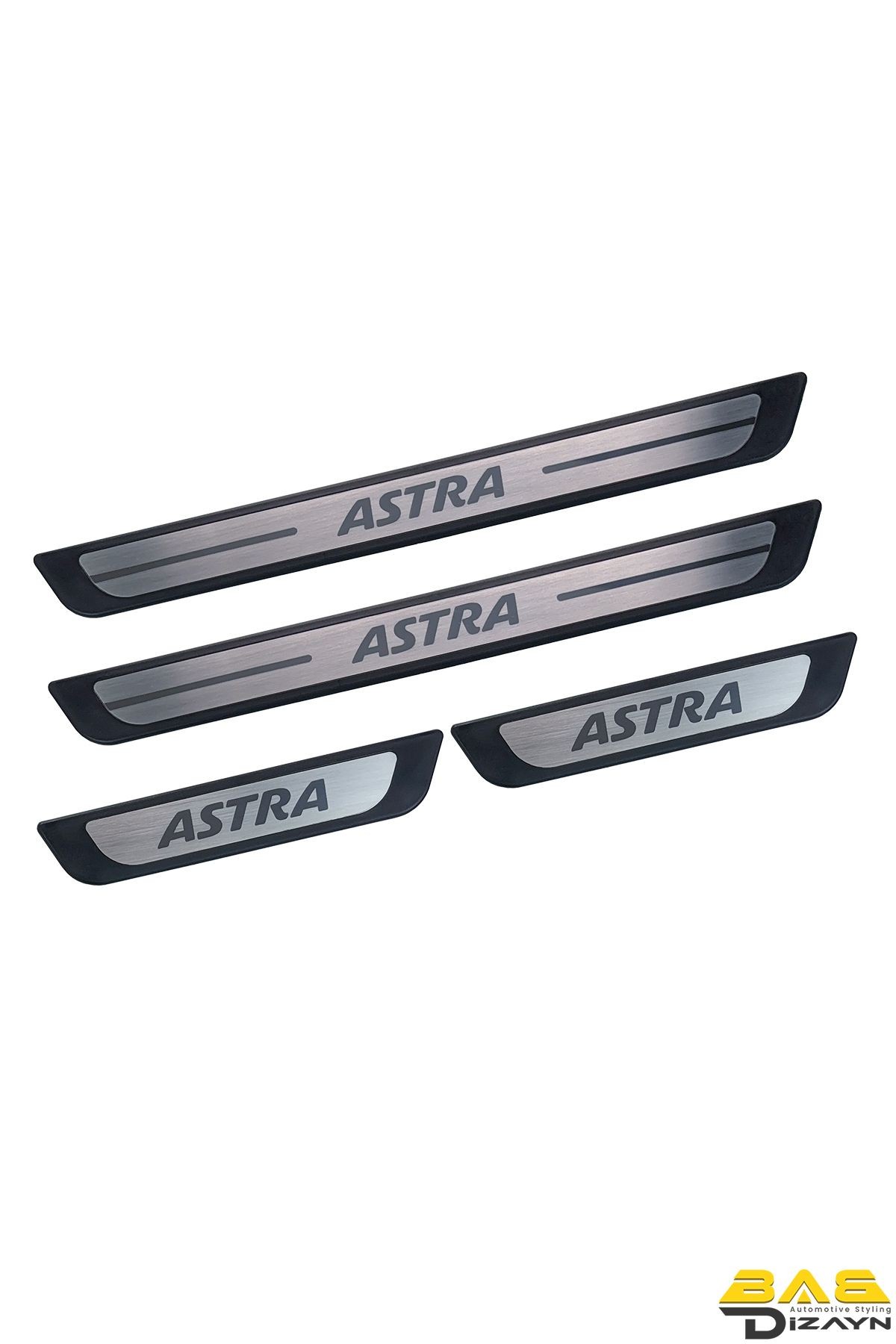 Opel Astra H Krom Kapı Eşik Koruması 2004-2009 Arası 4 parça