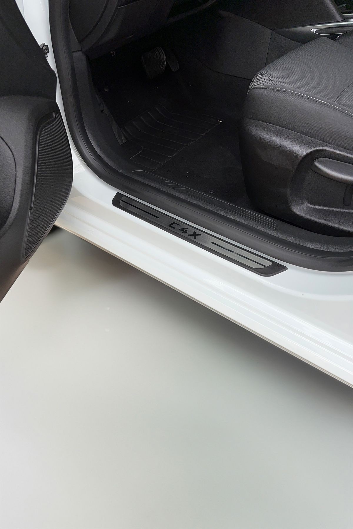 Citroen C4x Krom Kapı Eşik Koruması 2022-2025 Arası 4 Parça Uyumlu