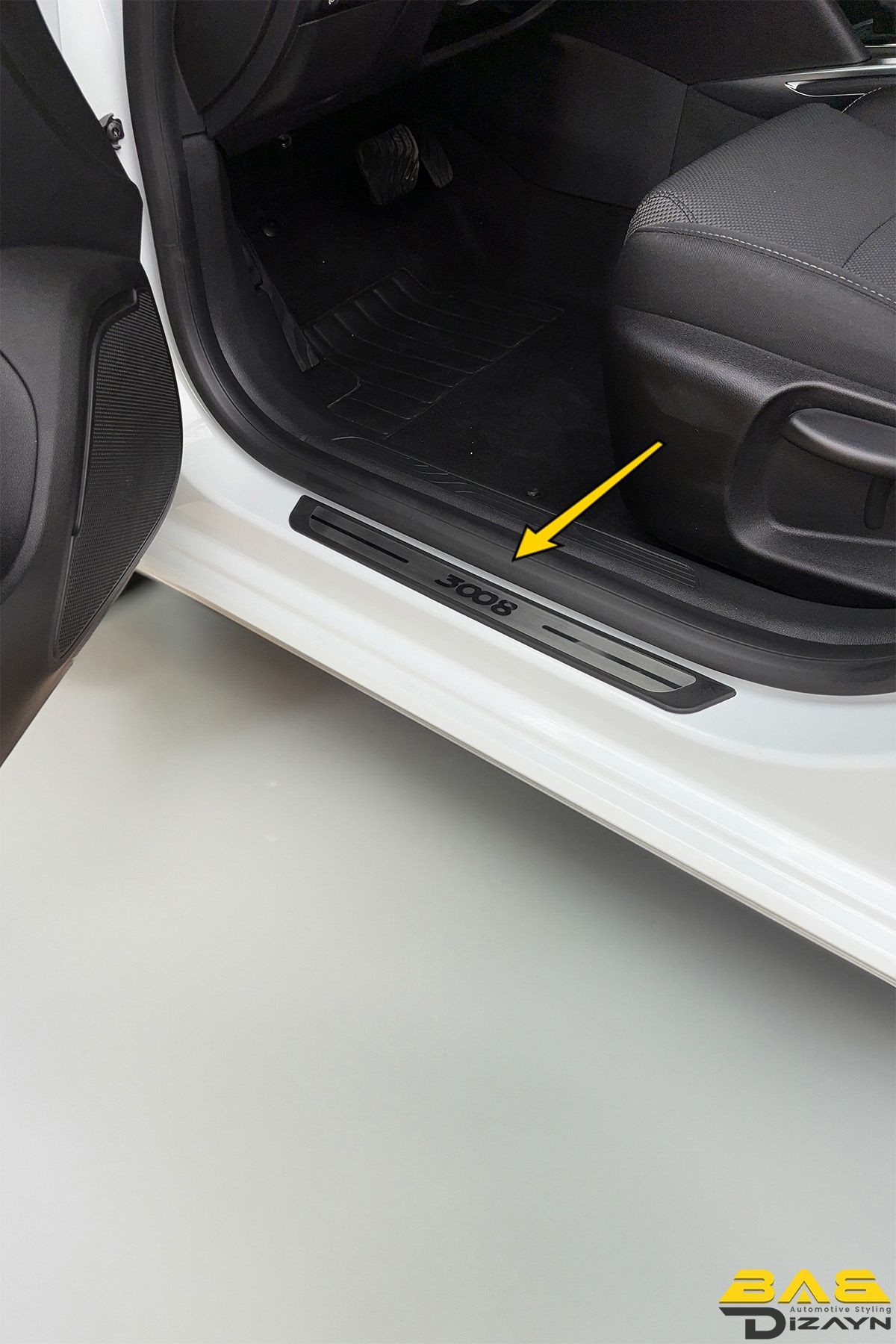 Peugeot 3008 Suv Krom Kapı Eşik Koruması 2009-2015 Arası 4 parça