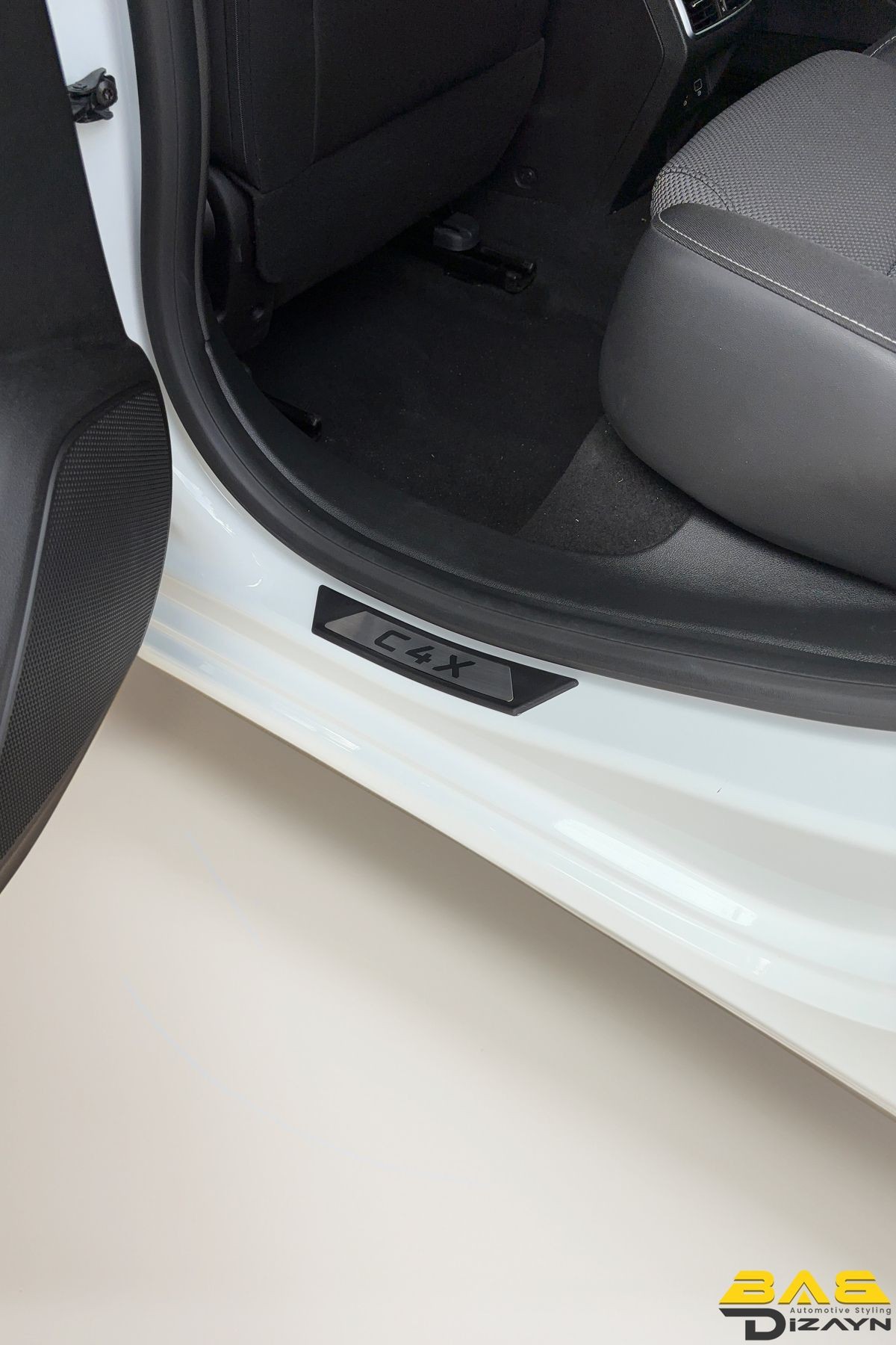 Citroen C4x Uyumlu Krom Kapı Eşik Koruması 2022-2025 Arası 4 Parça