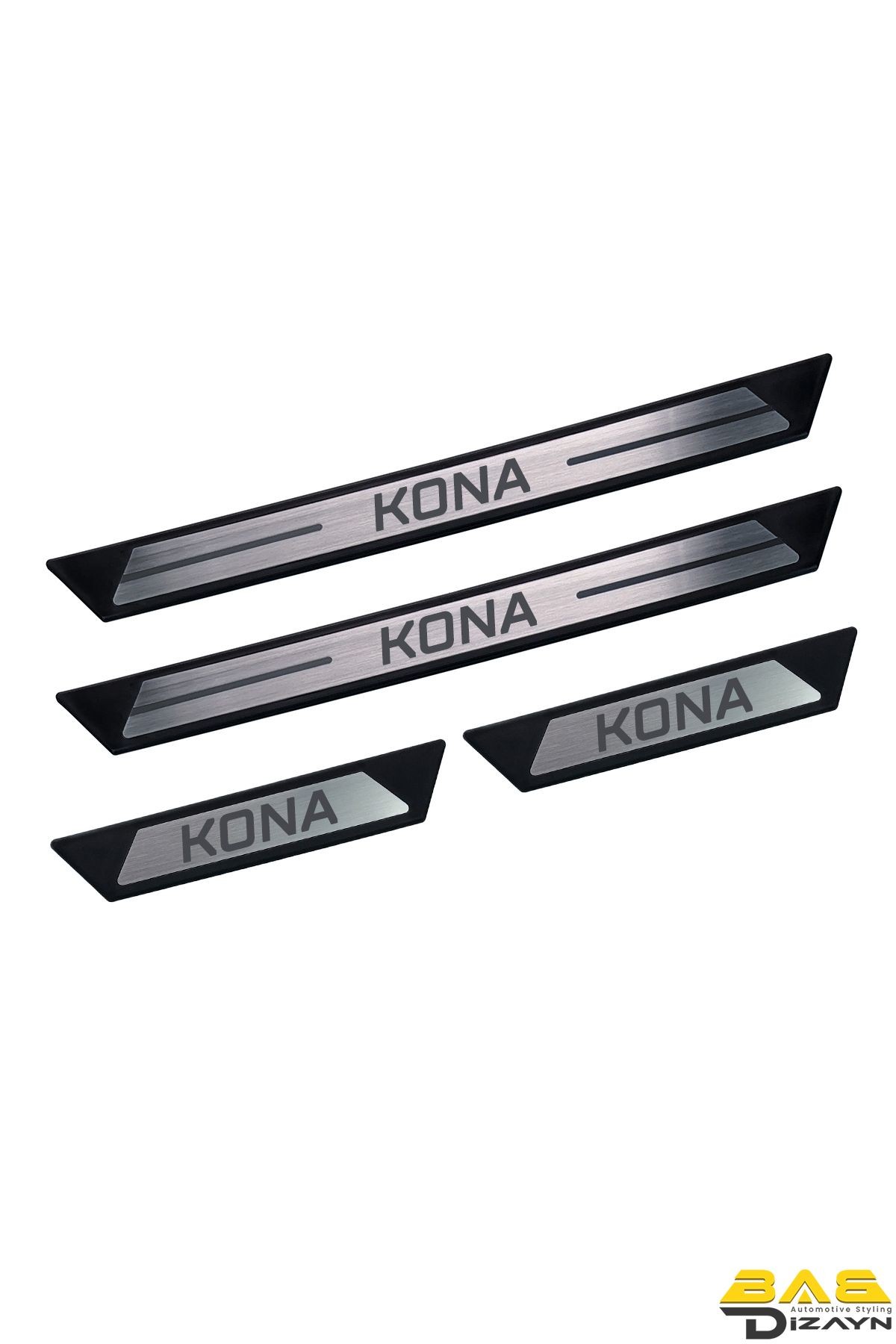 Hyundai Kona Suv Krom Kapı Eşik Koruması 2018 ve Üzeri 4 parça
