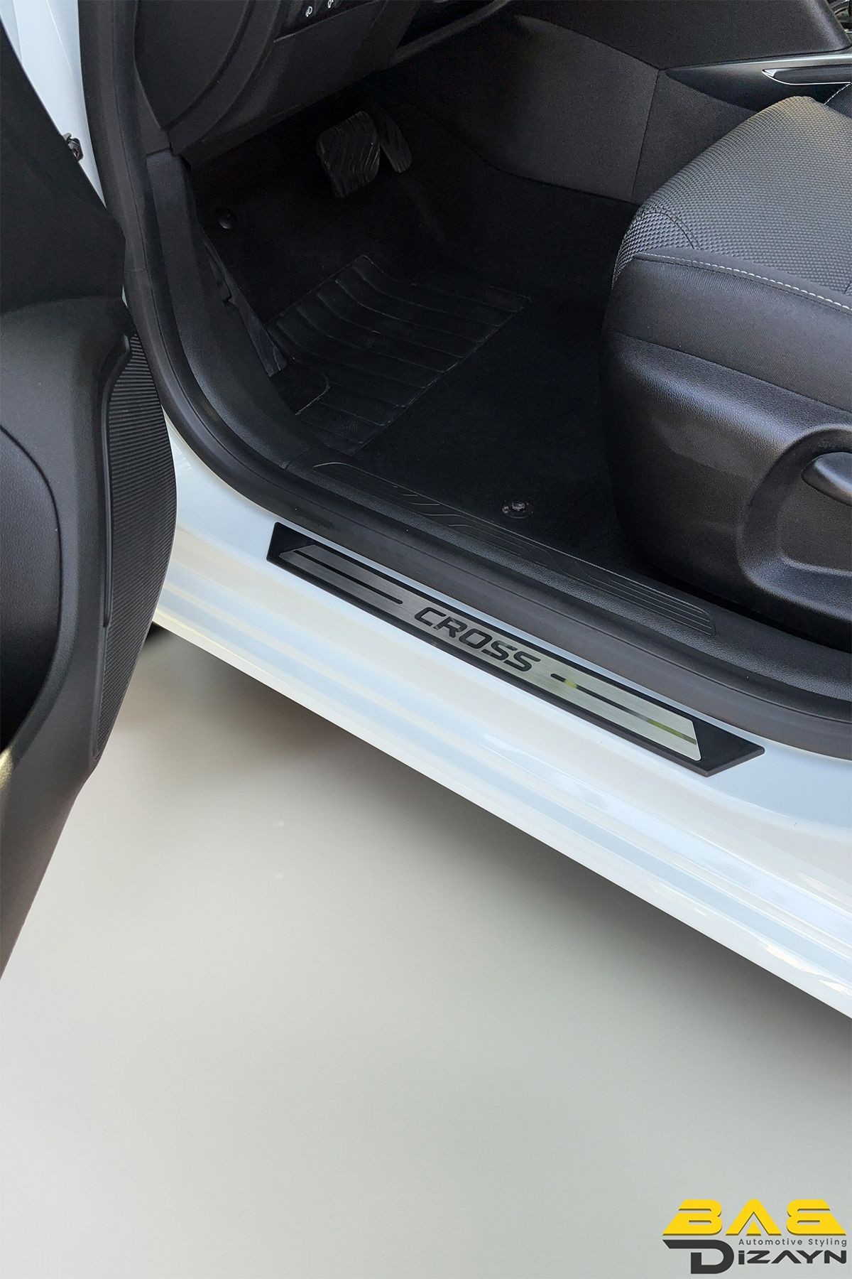 Fiat Egea Cross Hb/Sw Krom Kapı Eşik Koruması 2020 ve Üzeri Uyumlu 4 parça 