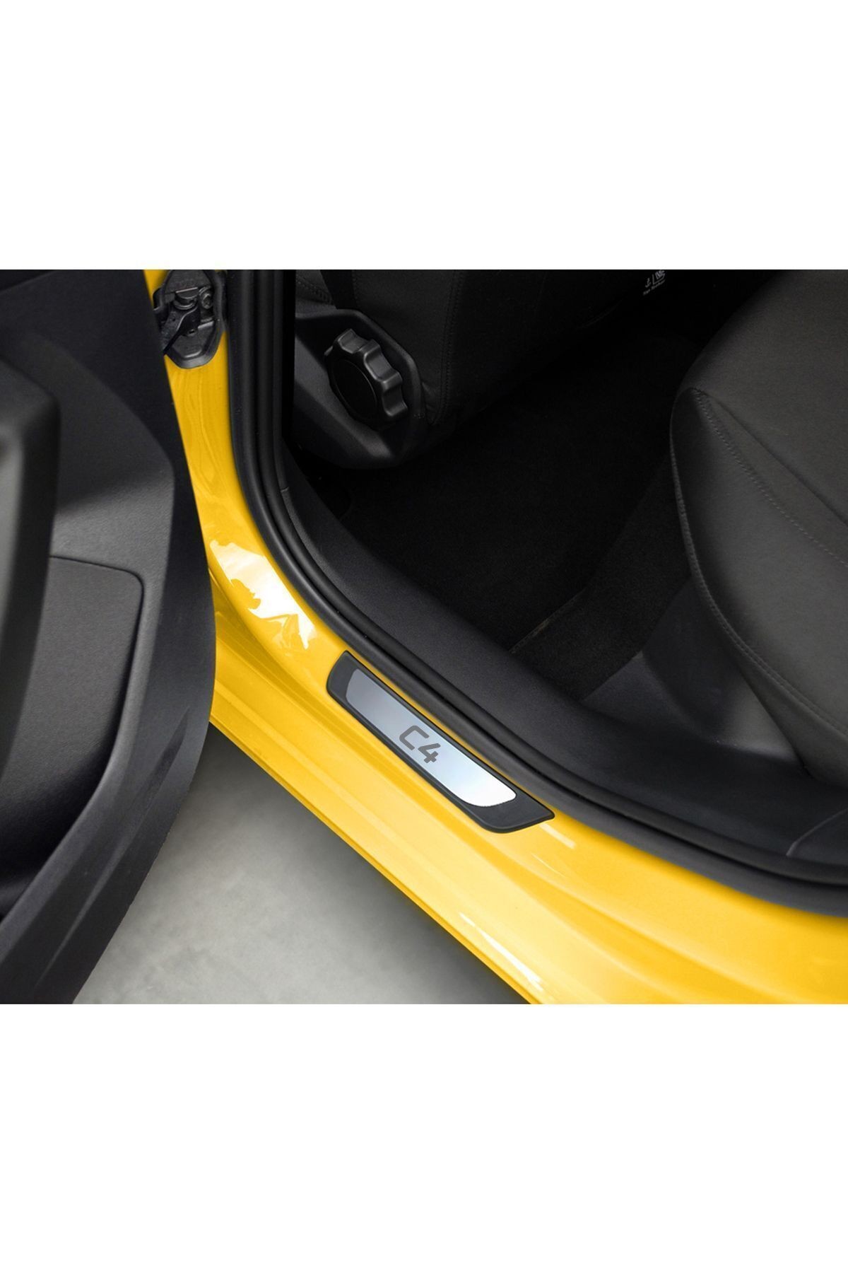 Citroen C4 Krom Kapı Eşik Koruması 2005 ve üzeri 4 parça
