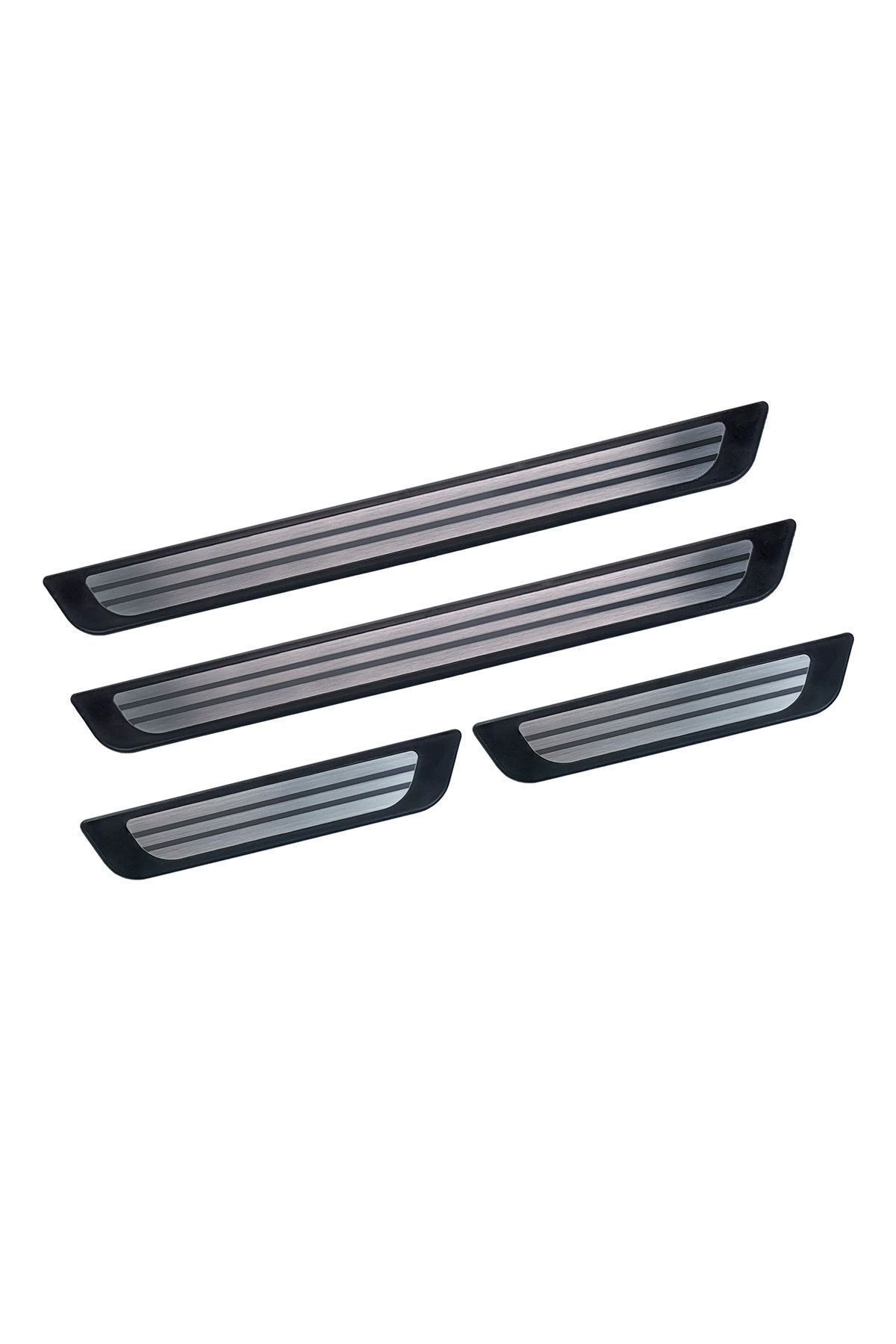 Citroen C4 Krom Kapı Eşik Koruması  2005-2010 arası  4 Parça