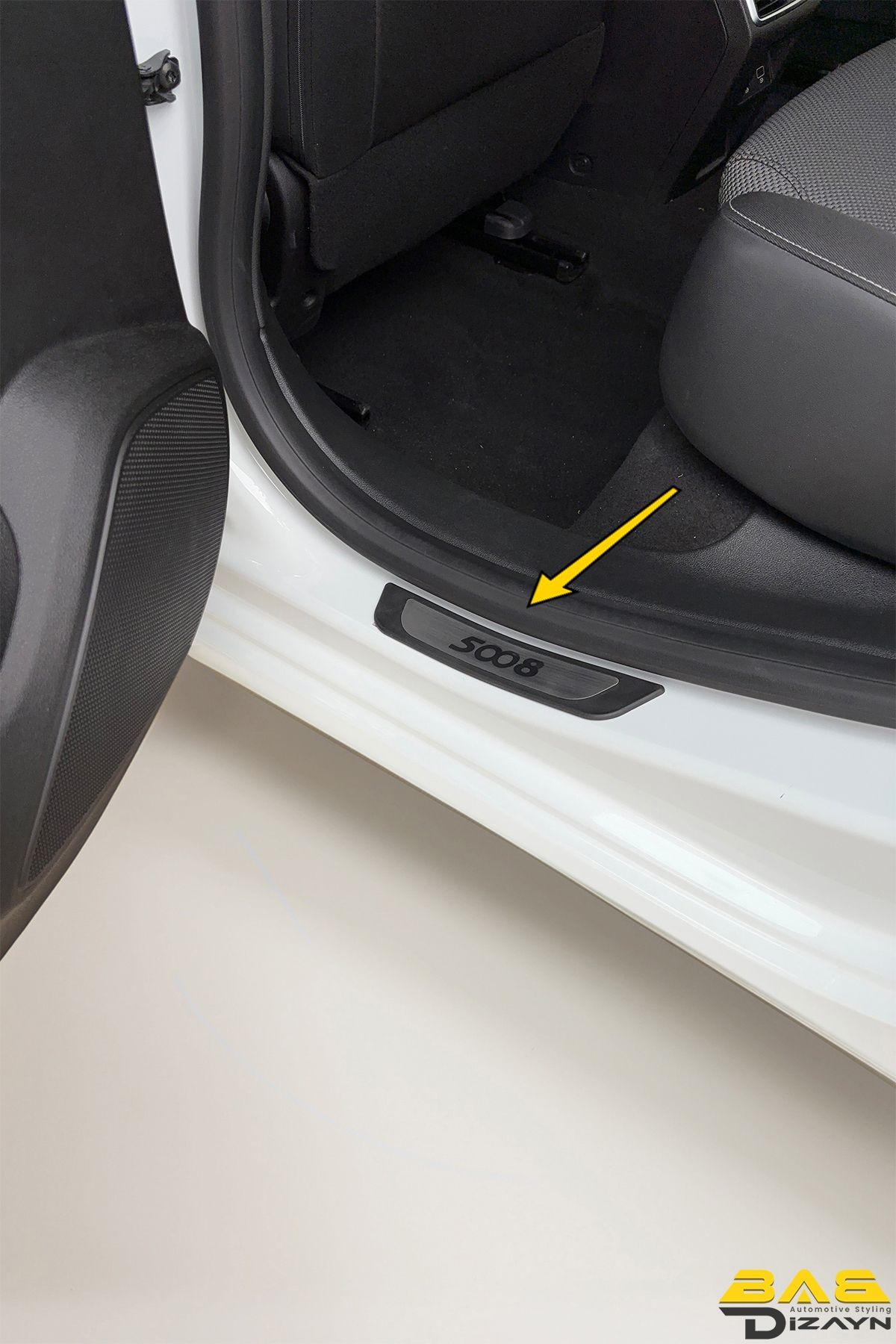 Peugeot 5008 Suv Krom Kapı Eşik Koruması 2009-2015 Arası 4 parça