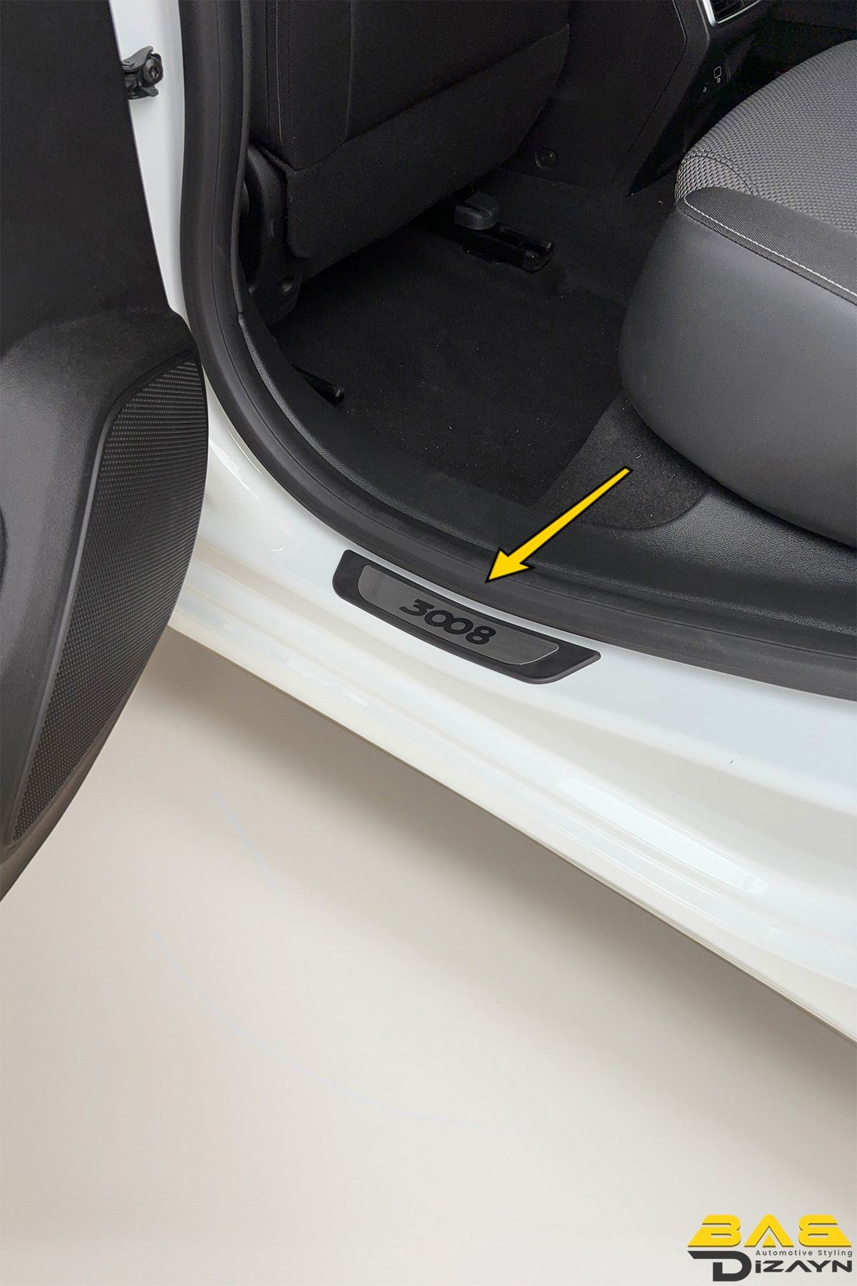 Peugeot 3008 Suv Krom Kapı Eşik Koruması 2009-2015 Arası 4 parça