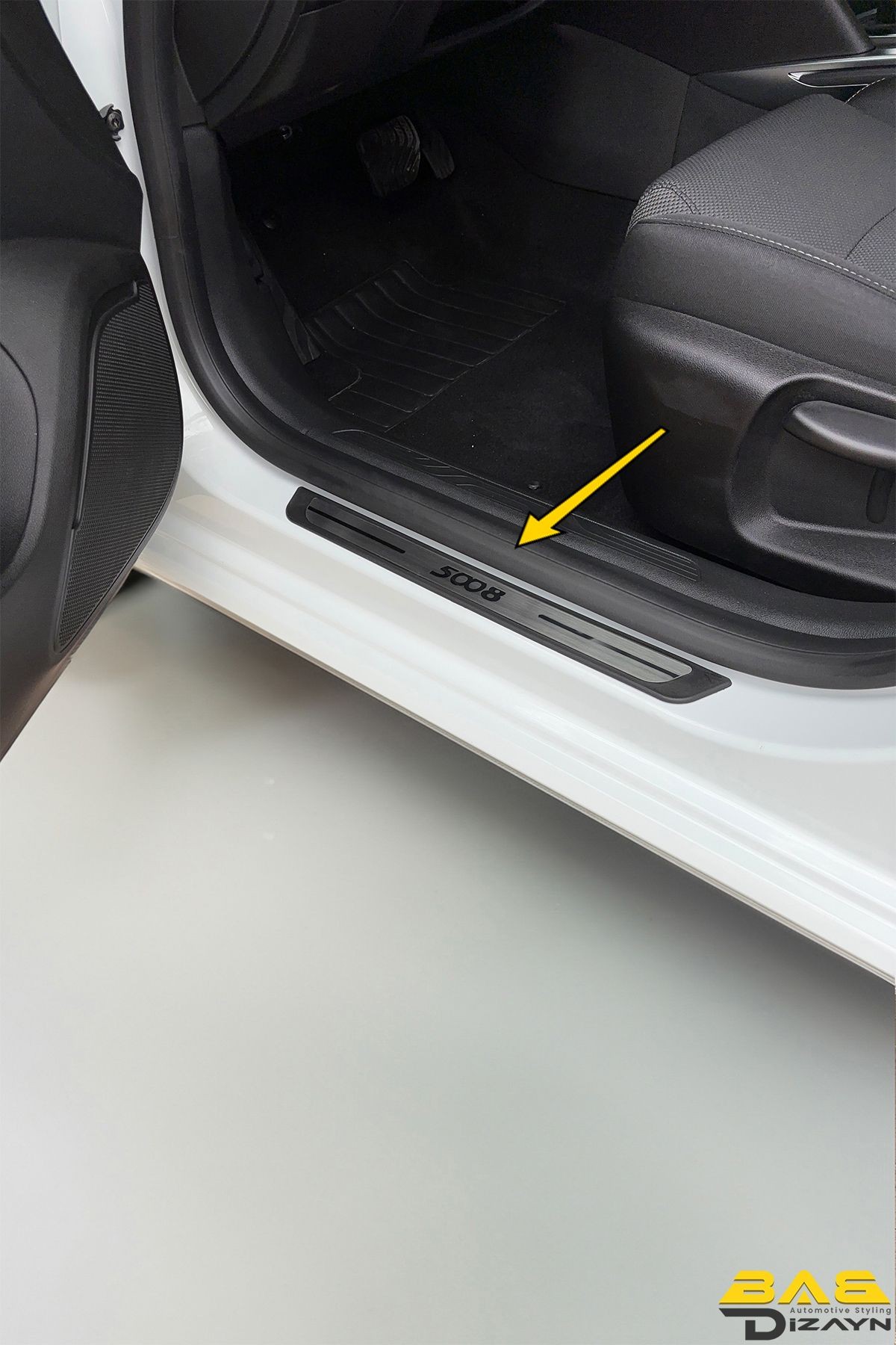 Peugeot 5008 Suv Krom Kapı Eşik Koruması 2009-2015 Arası 4 parça