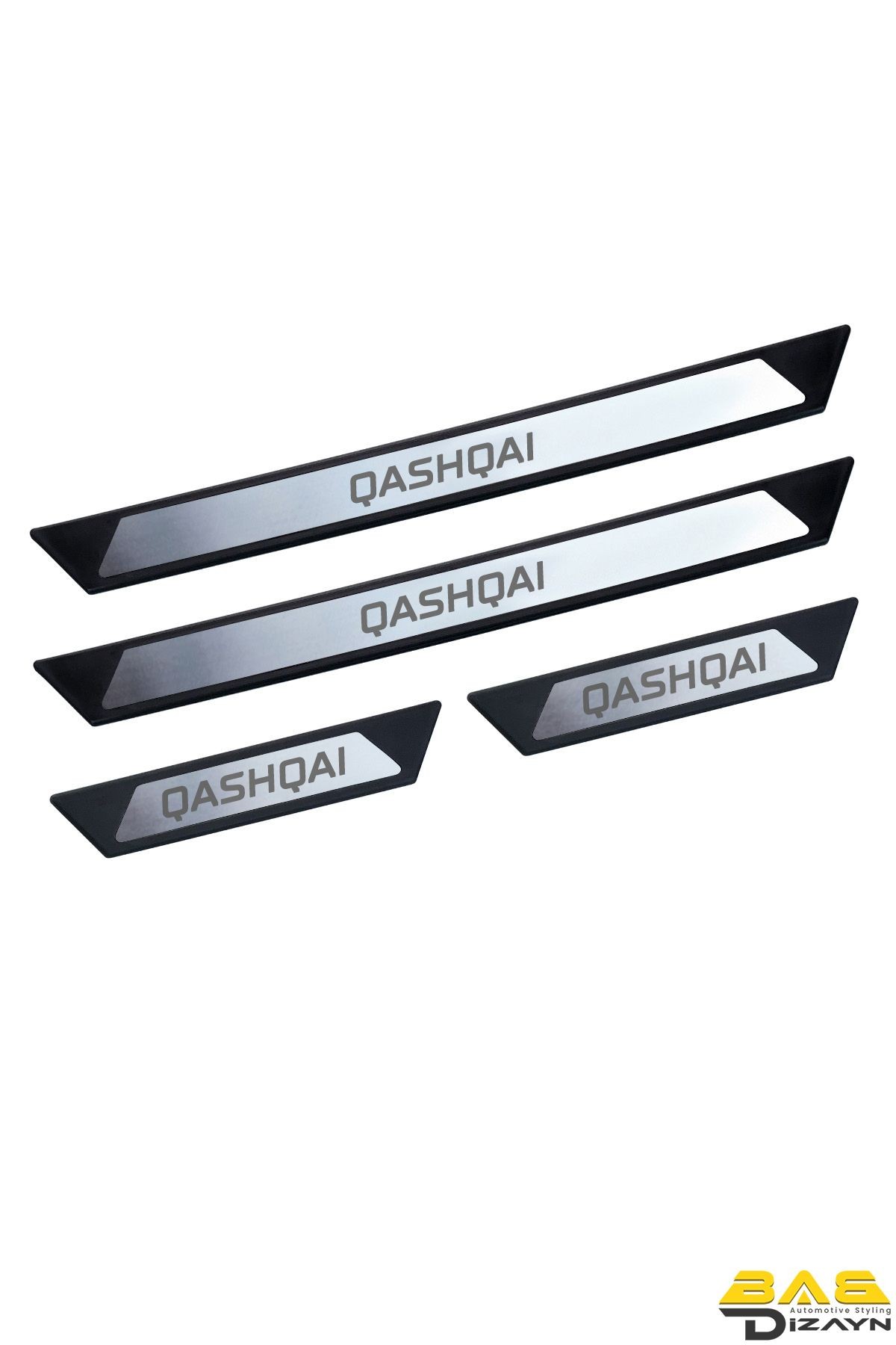 Nissan QASHQAİ SUV J-10 Krom Kapı Eşik Koruması 2007-2014 Arası 4 parça