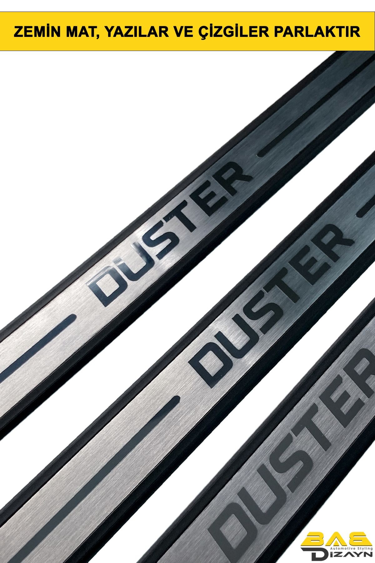 Dacia Duster 1 Krom Kapı Eşik Koruması 2010-2017 Arası 4 parça