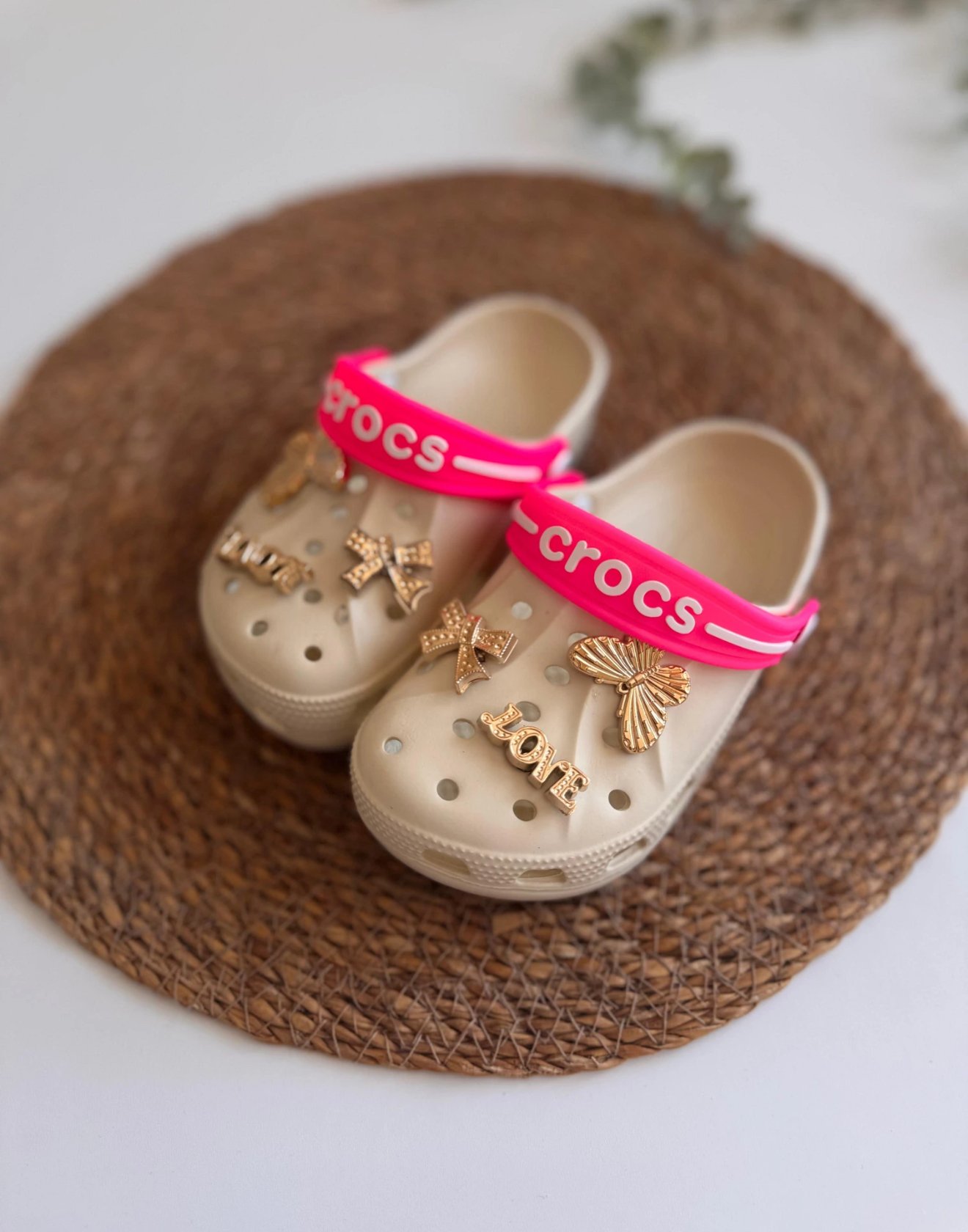 Krem Crocs Terlik