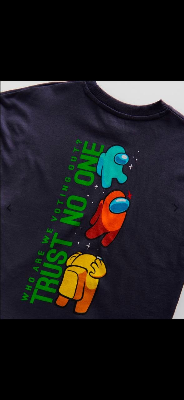5-14 Yaş  Among  Us Erkek Çocuk T-shirt