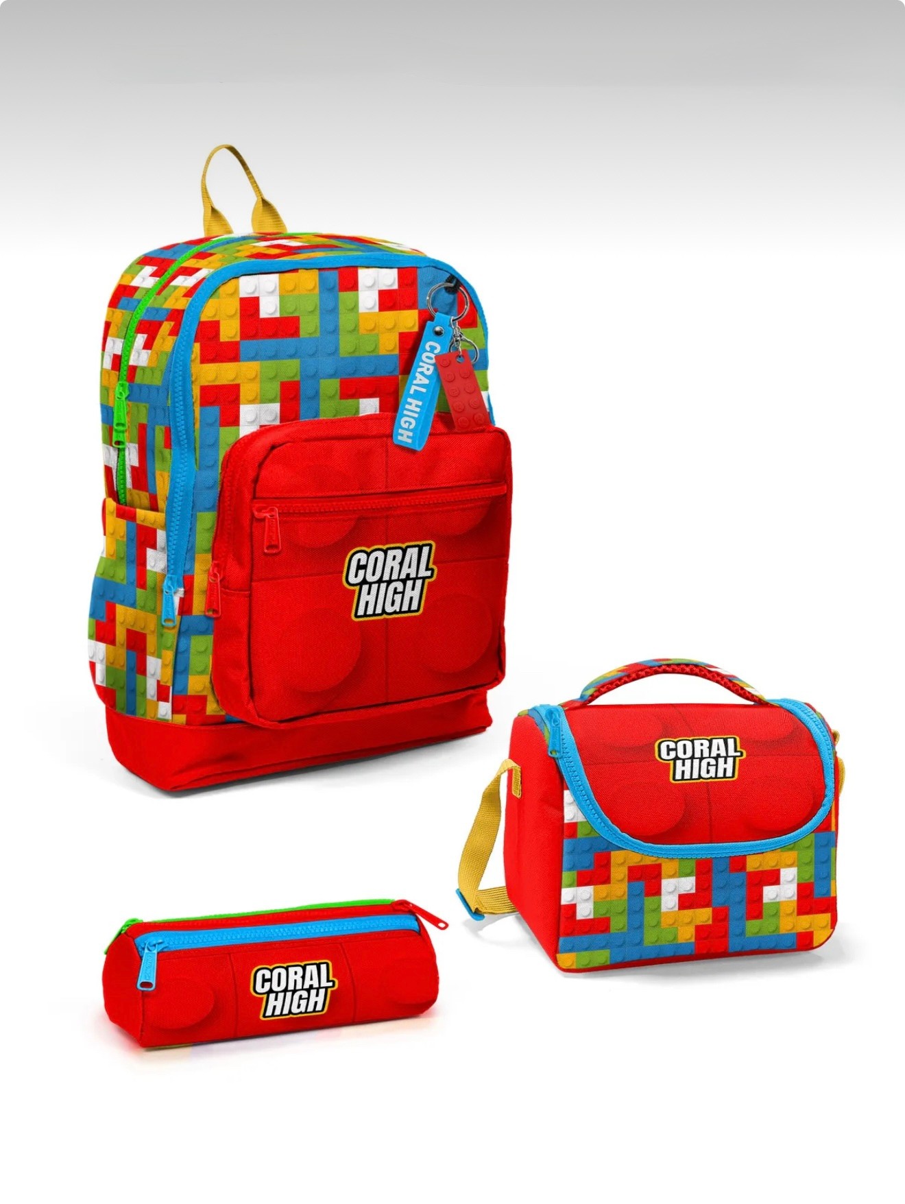 Coral High kids  Desenli 3’lü Okul Çanta Seti