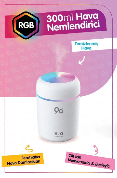 Hava nemlendirici USB RGB