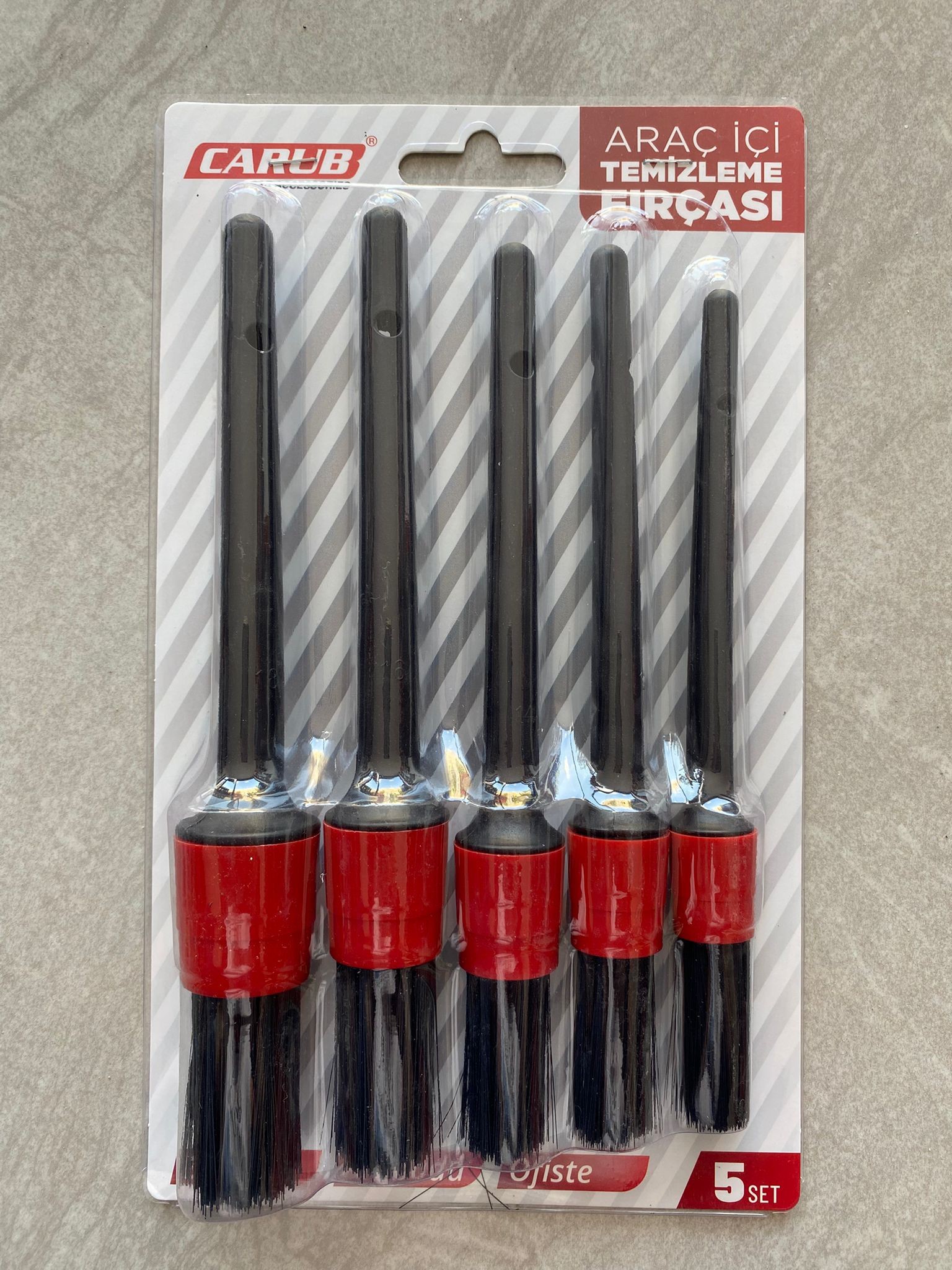 Carup temizleme fırça set