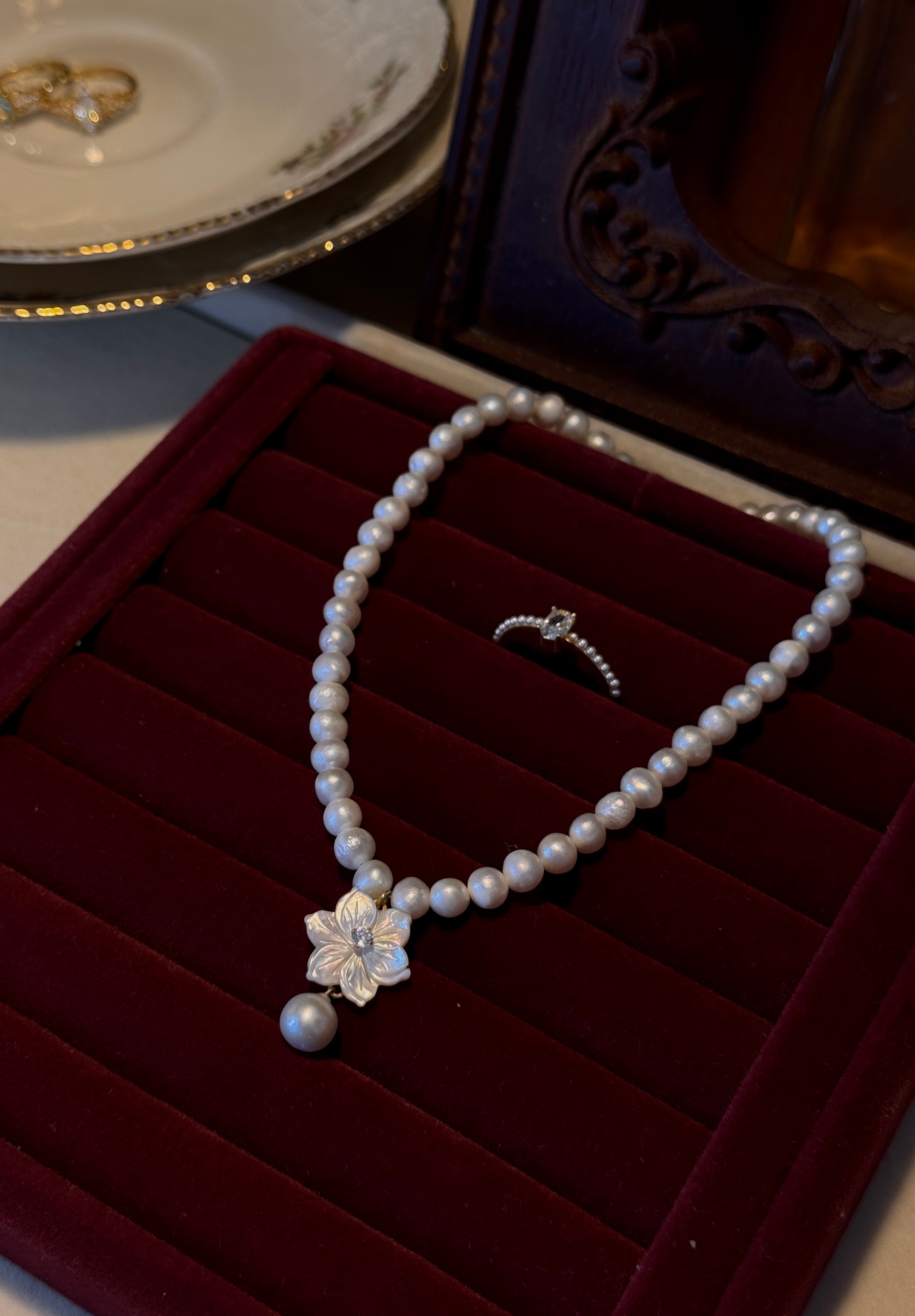 Jasmine Pearl Necklace / Yasemin İnci Kolye 