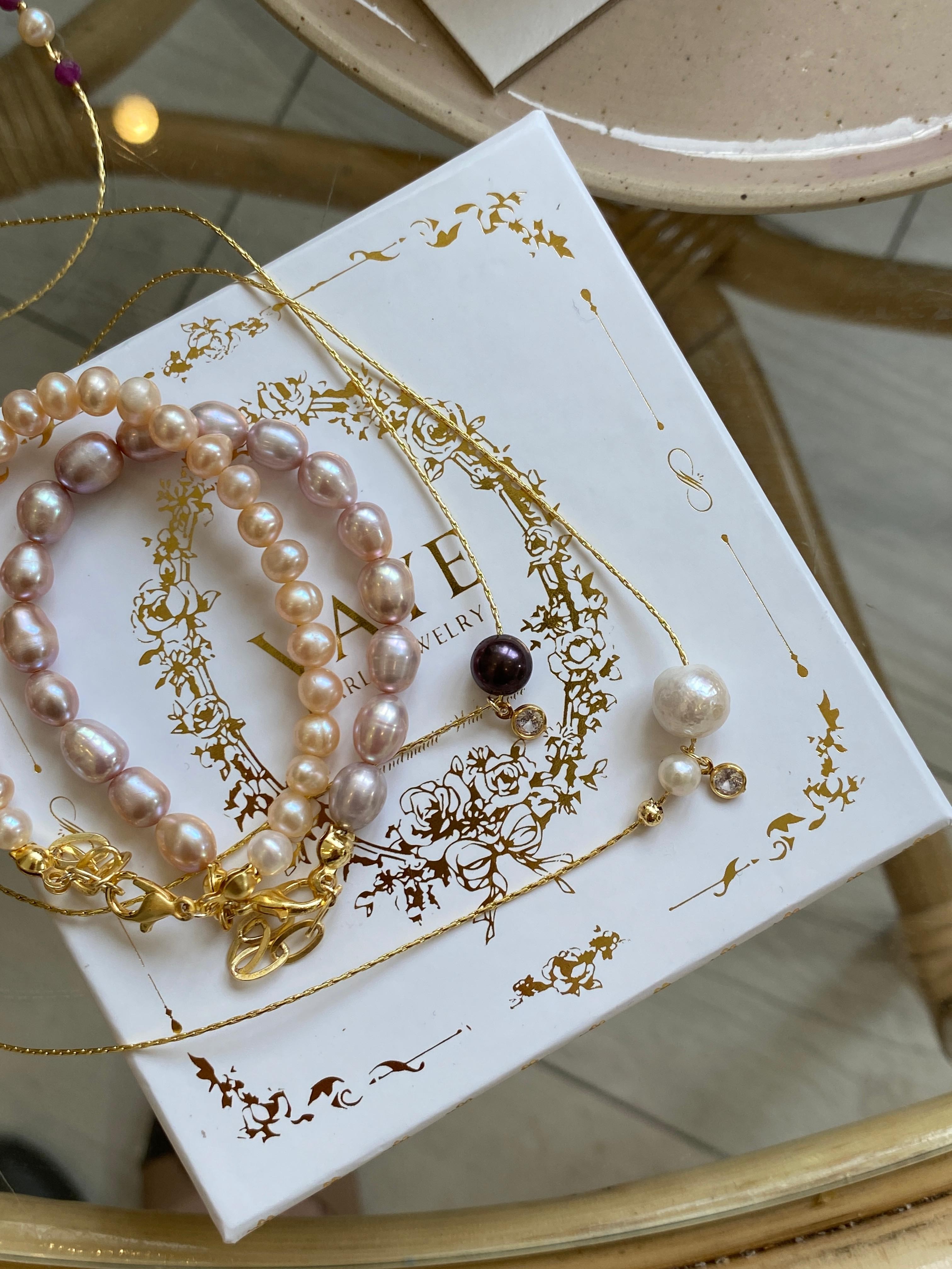 Violette Pink İnci Bileklik