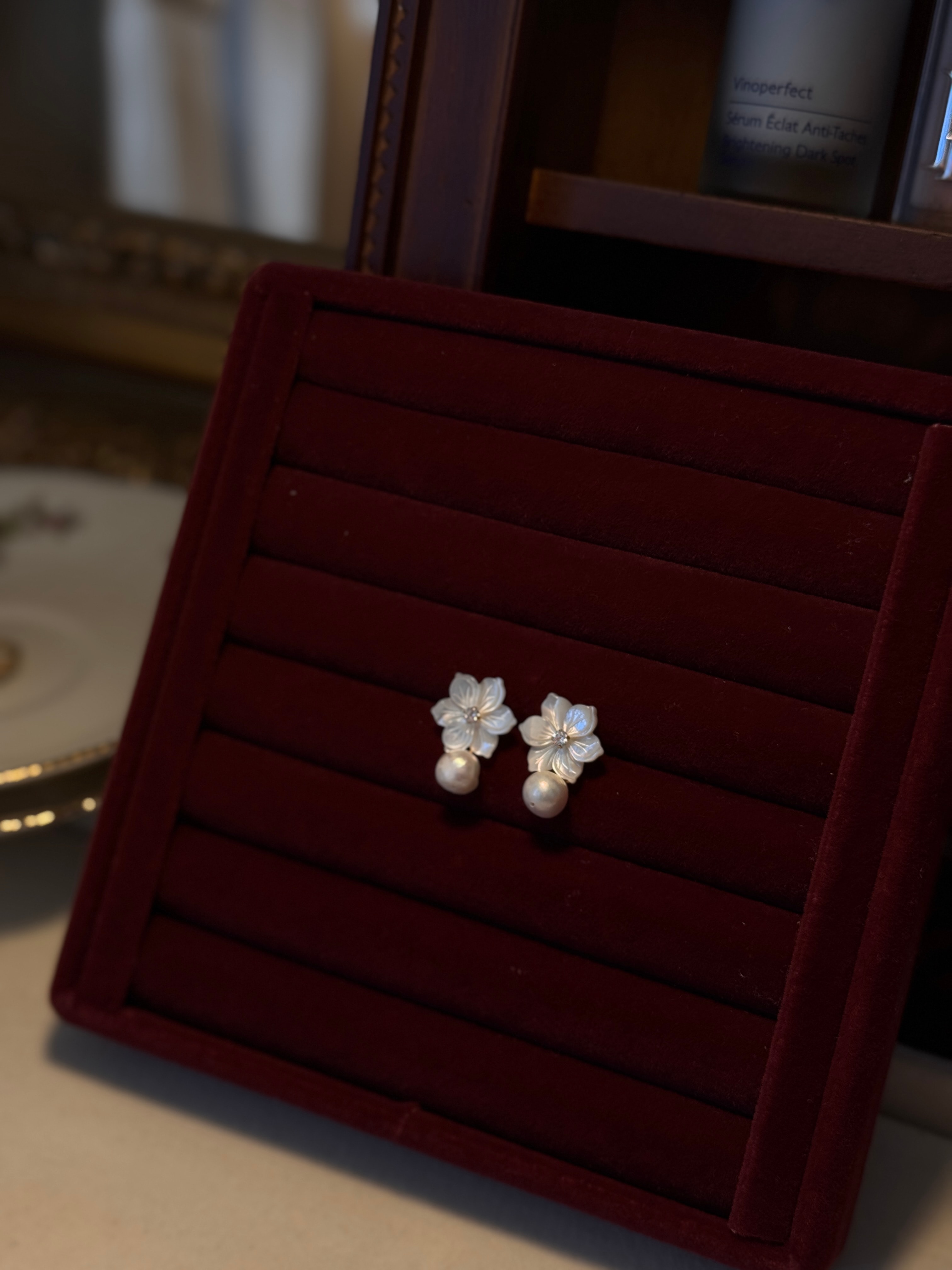 Vintage Jasmine Flower Earring/ Yasemin Küpe