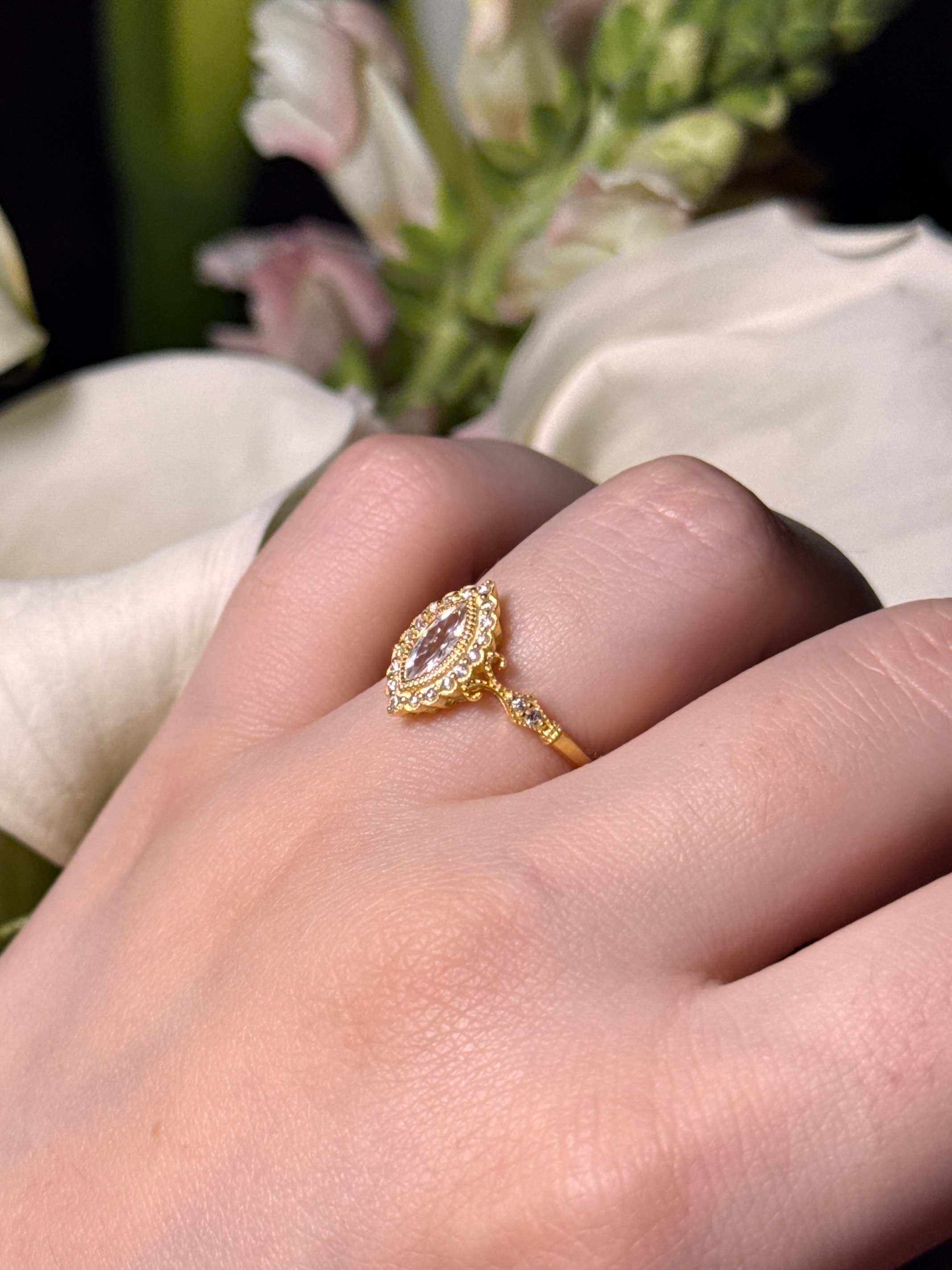 Vena Crystal Ring