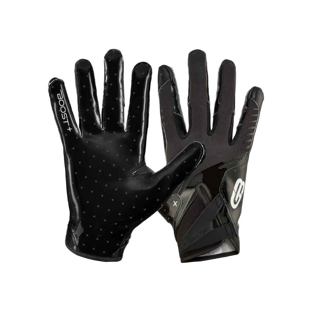 Stealth 6 Boost Plus Futbol Eldiveni Solid - Black