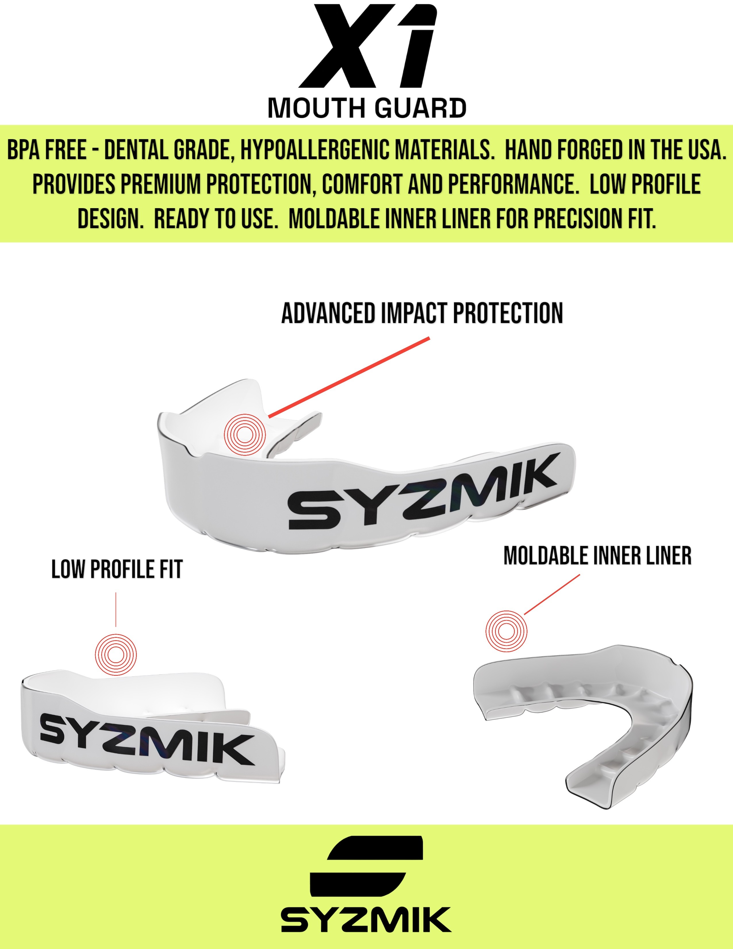 X1 Mouth Guard Dişlik - Siyah