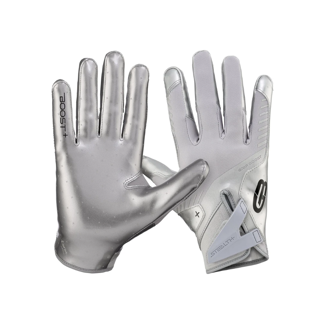 Stealth 6 Boost Plus Futbol Eldiveni Solid -Chrome