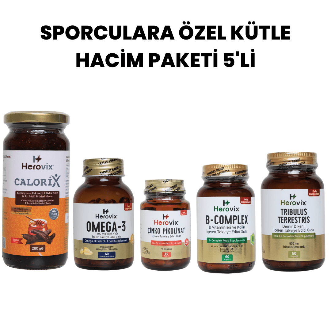 Sporculara Özel Kütle ve Hacim Paketi 5'li