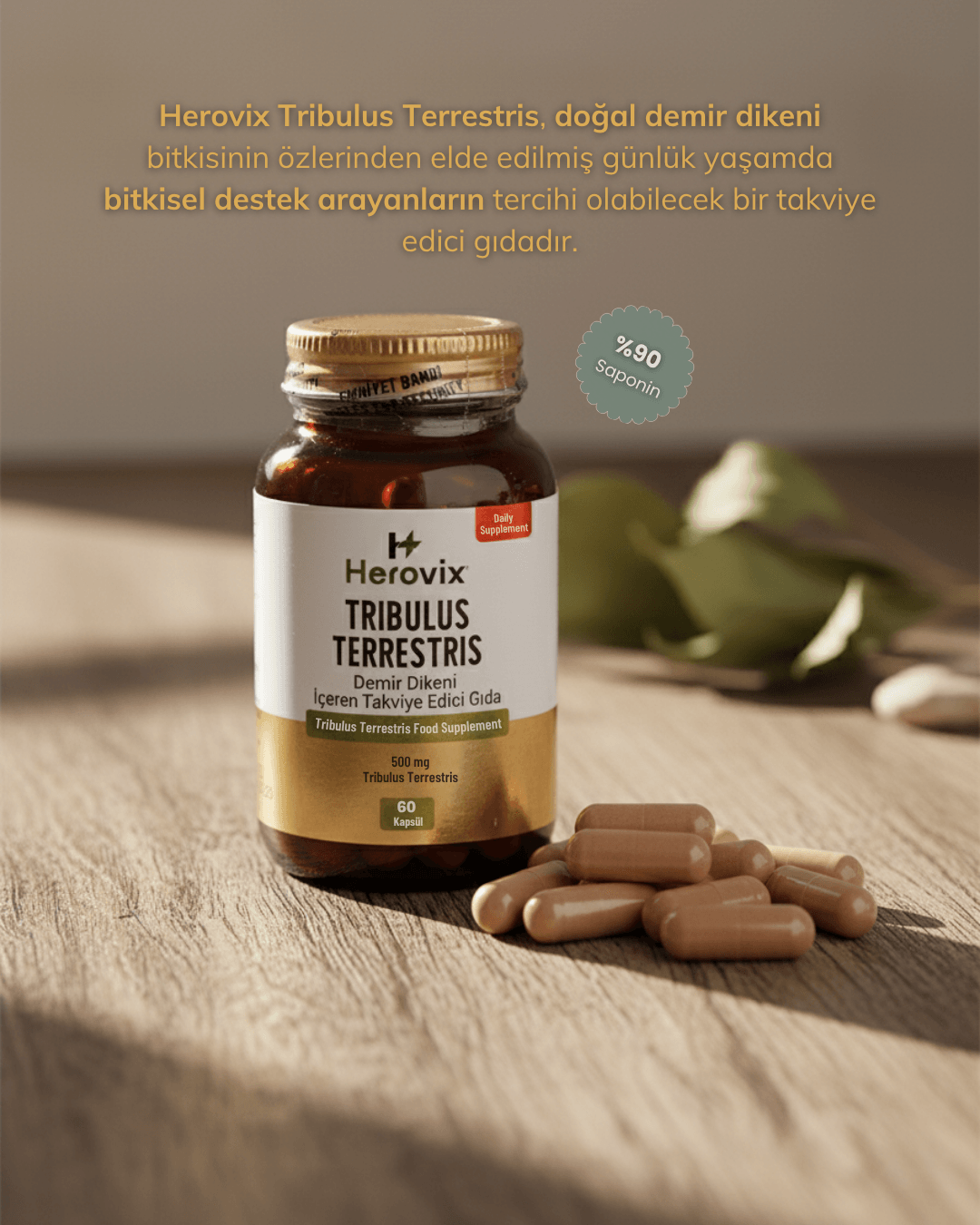 Herovix Tribulus Terrestris 60 Kapsül