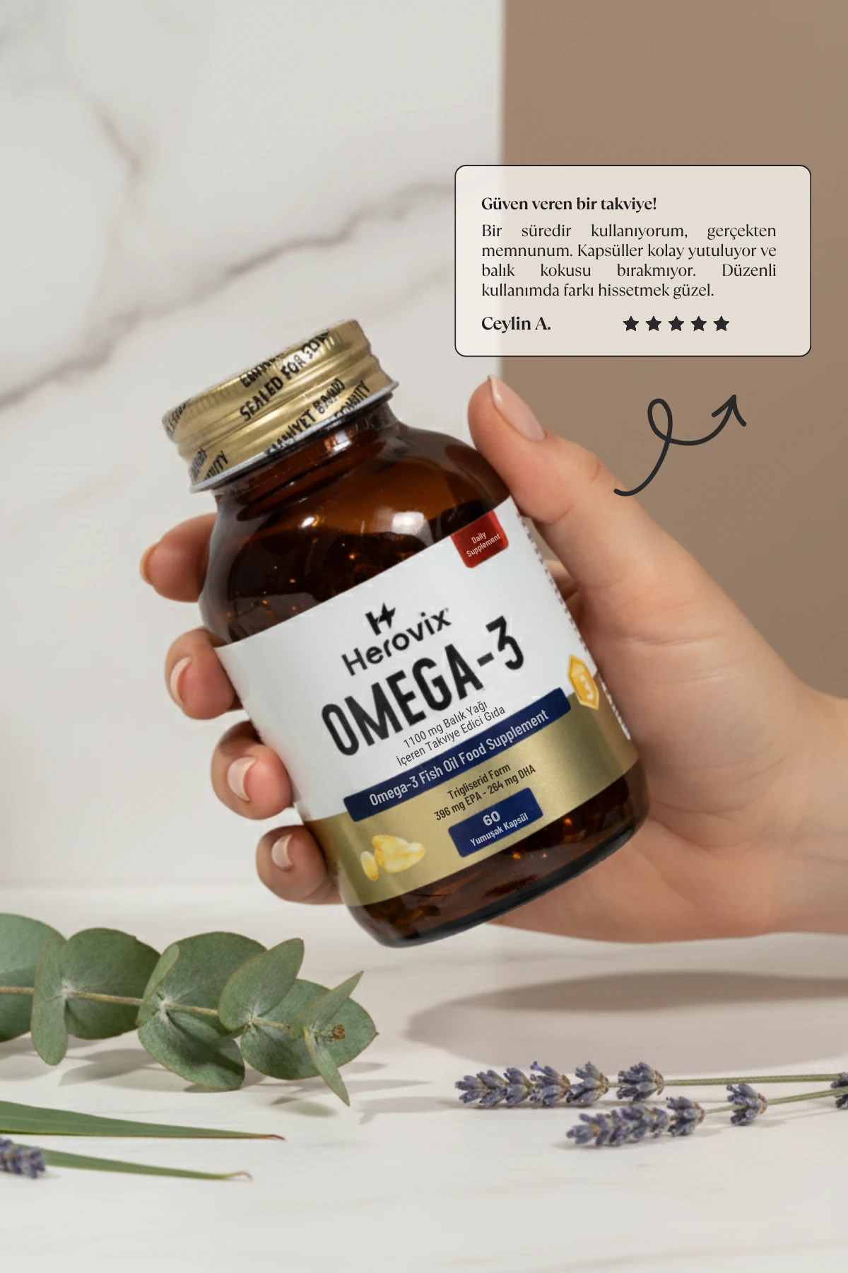 Herovix Omega 3 1100 Mg 60 Softjel