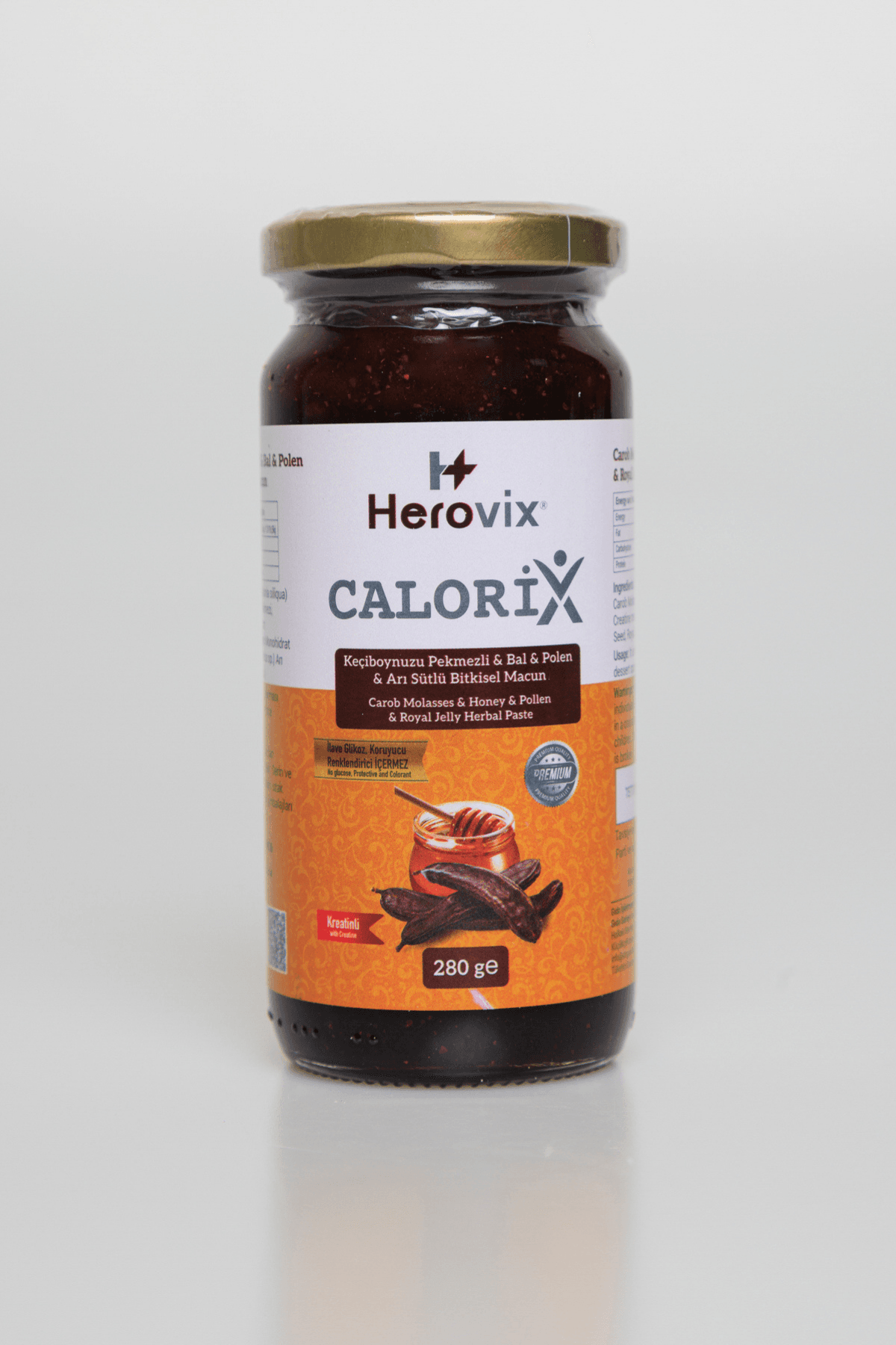 Calorix Keçiboynuzu Pekmezli & Bal & Polen Ve Arı Sütlü Bitkisel Macun 280 Gr