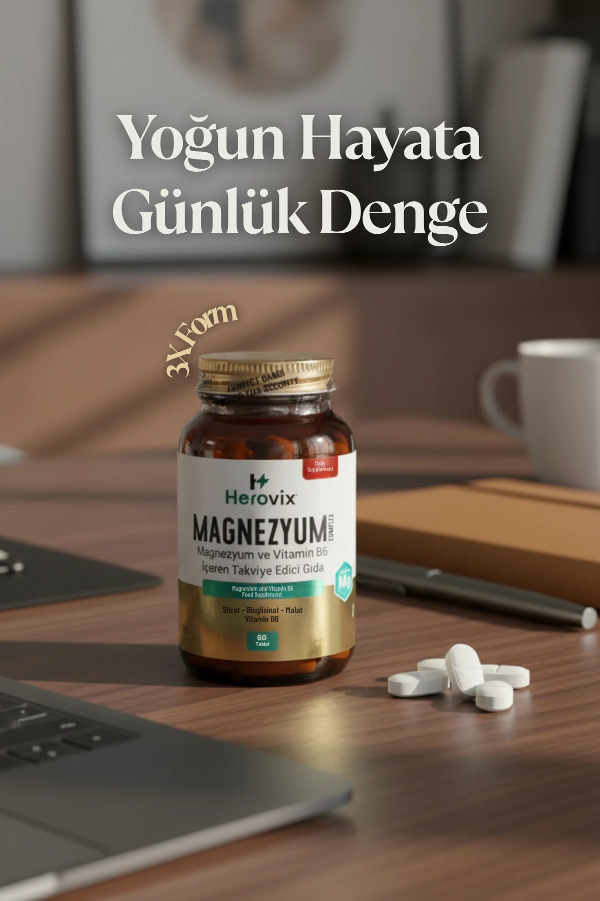 Herovix Magnezyum Complex 60 Tablet
