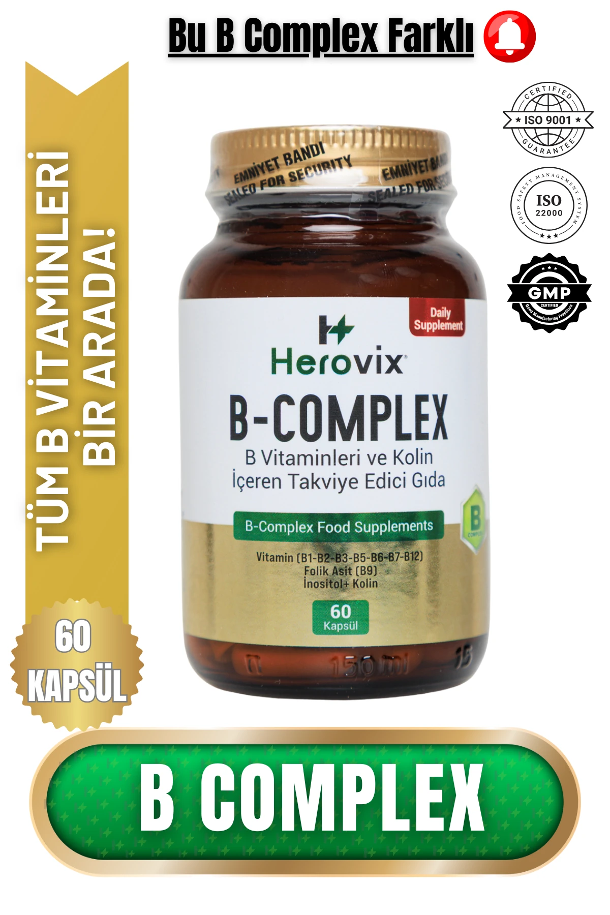 Herovix B Complex 60 Tablet