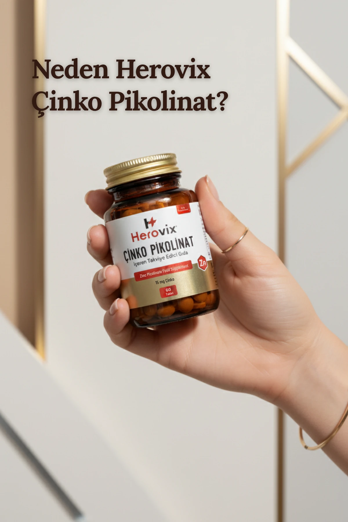 Herovix Çinko Pikolinat 60 Tablet