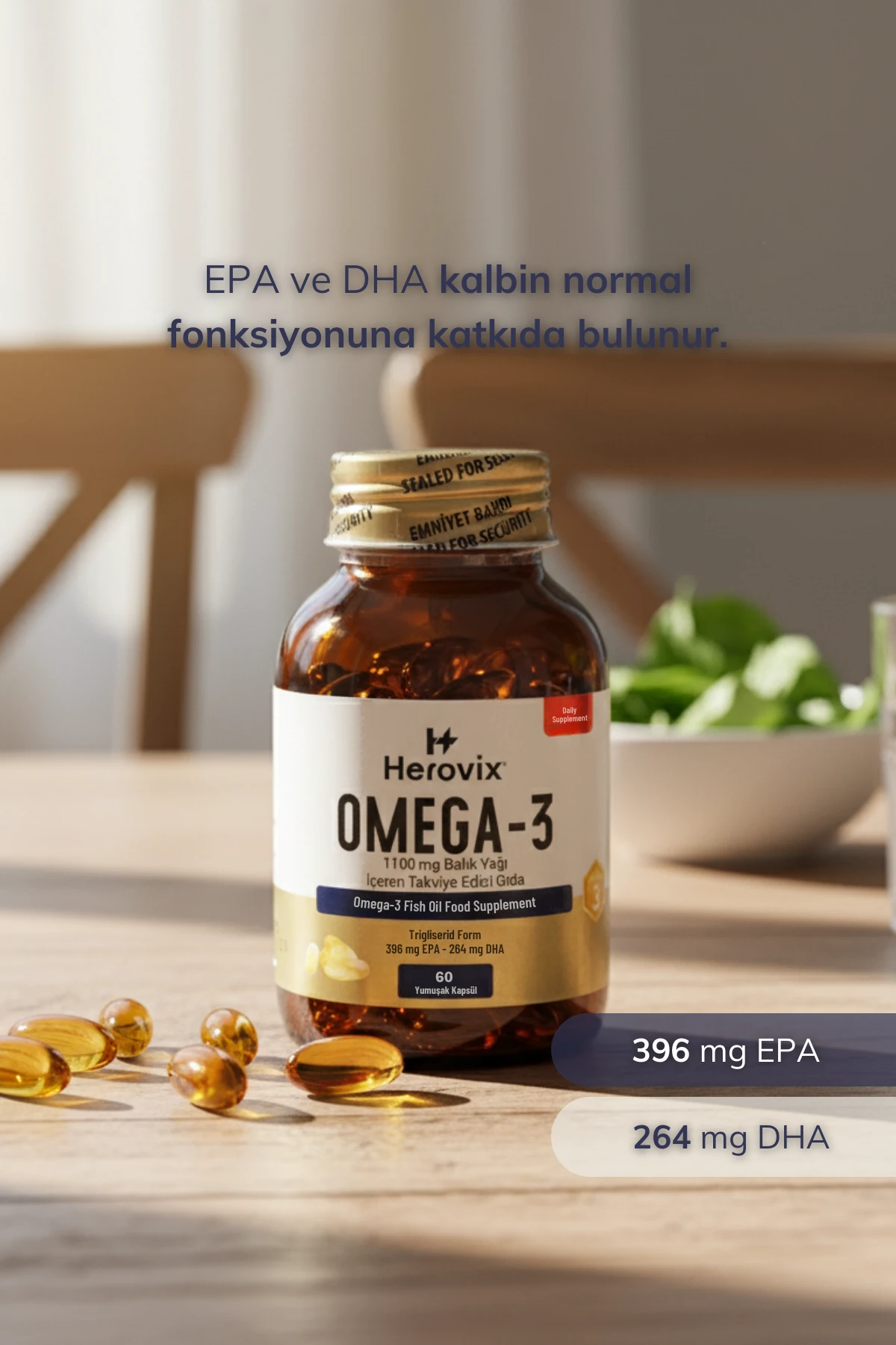 Herovix Omega 3 1100 Mg 60 Softjel