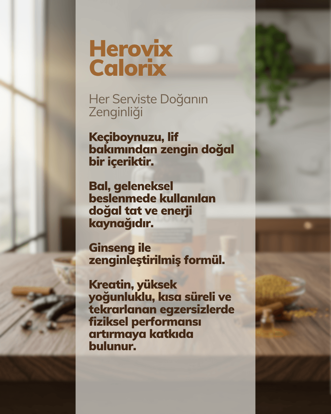 Calorix Keçiboynuzu Pekmezli & Bal & Polen Ve Arı Sütlü Bitkisel Macun 280 Gr