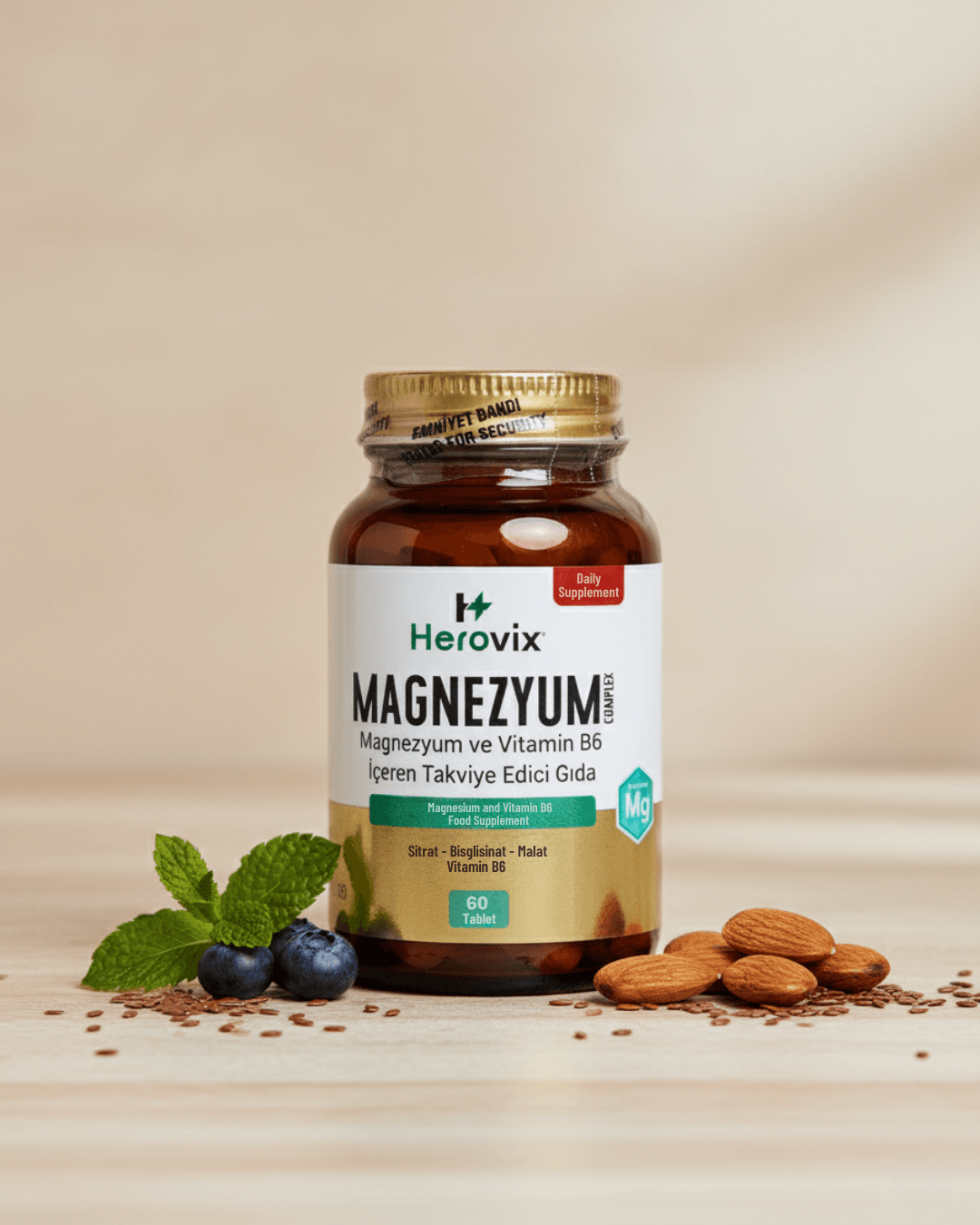 Herovix Magnezyum Complex 60 Tablet