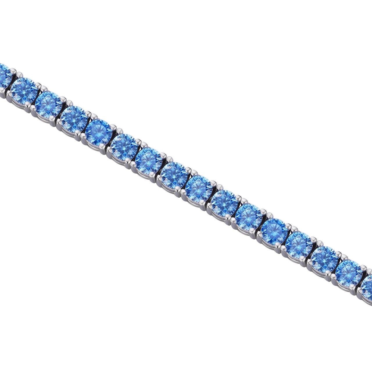 BLUE TENNIS BRACELET 925