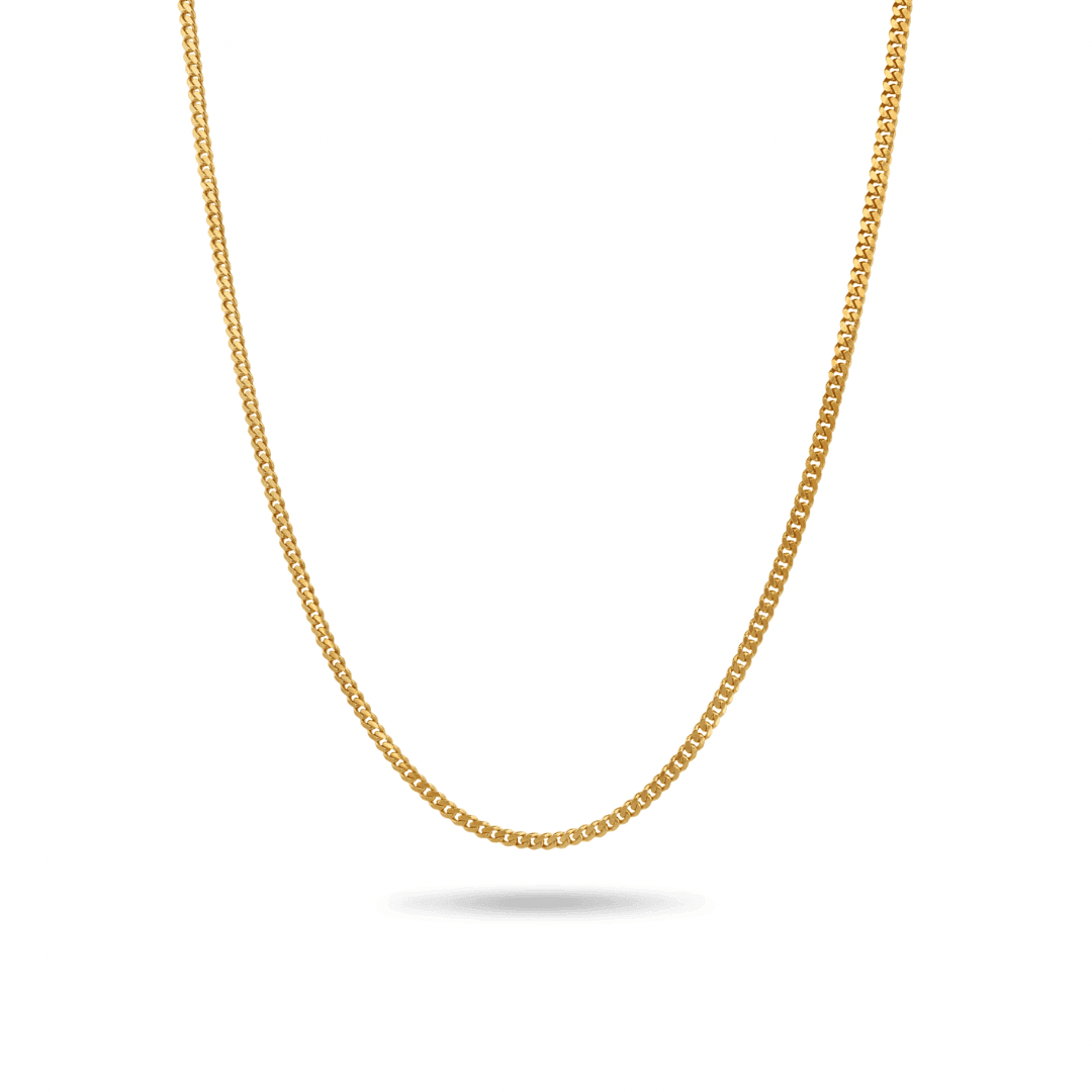 MICRO CUBAN CHAIN - GOLD 925