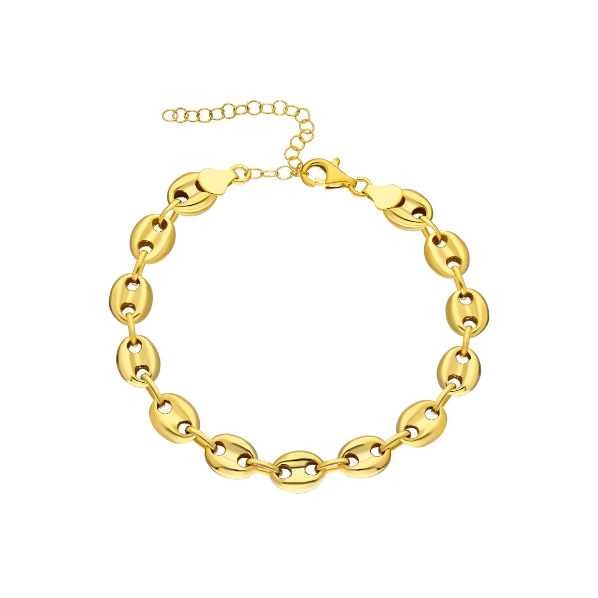 OVAL LINK BRACELET 925