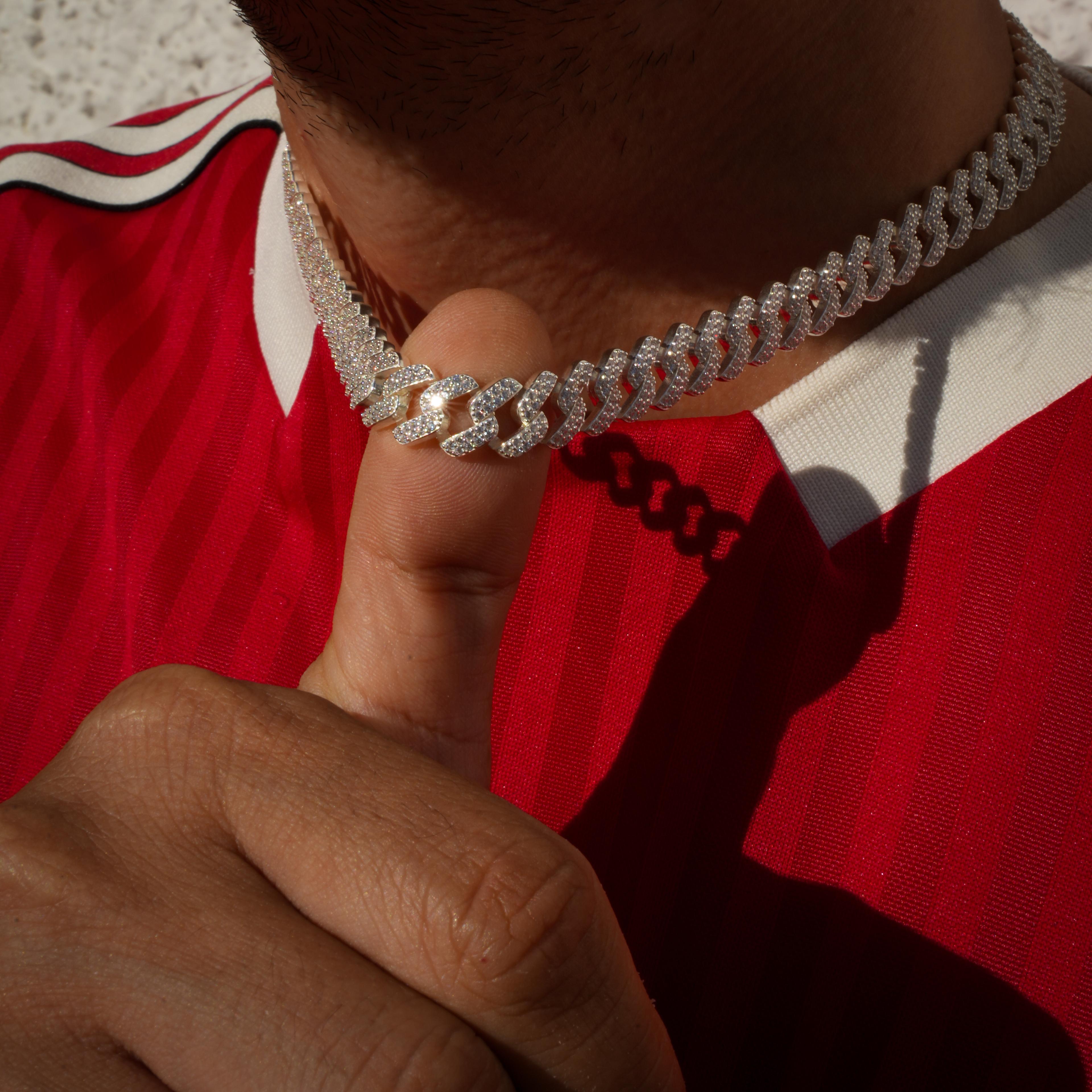 ICED OUT CUBAN NECKLACE 925