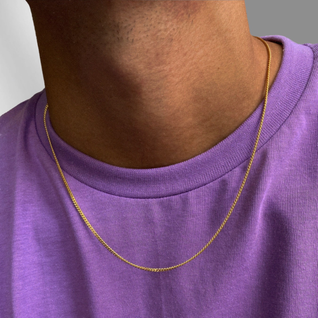 MICRO CUBAN CHAIN - GOLD 925