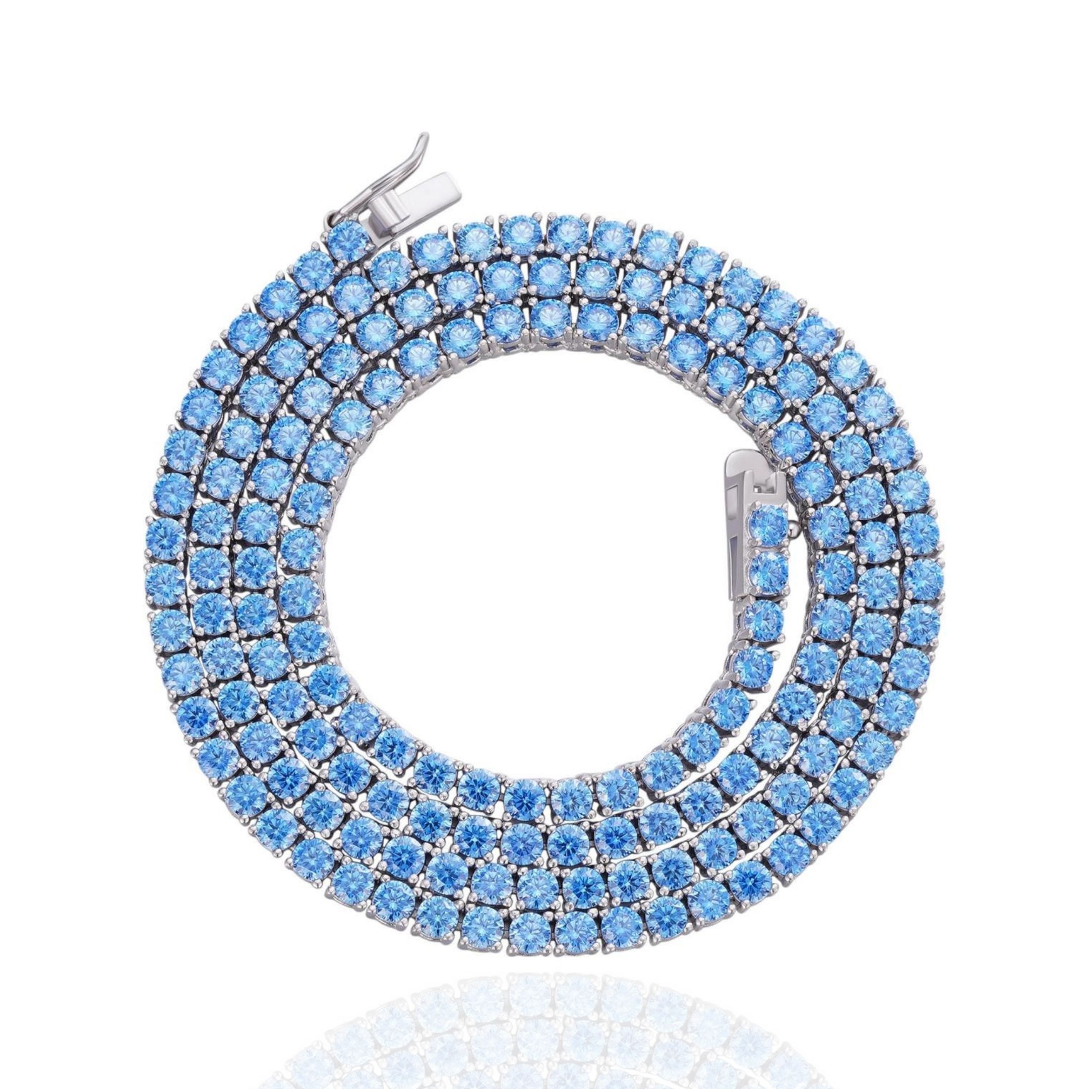 BLUE TENNIS CHAIN