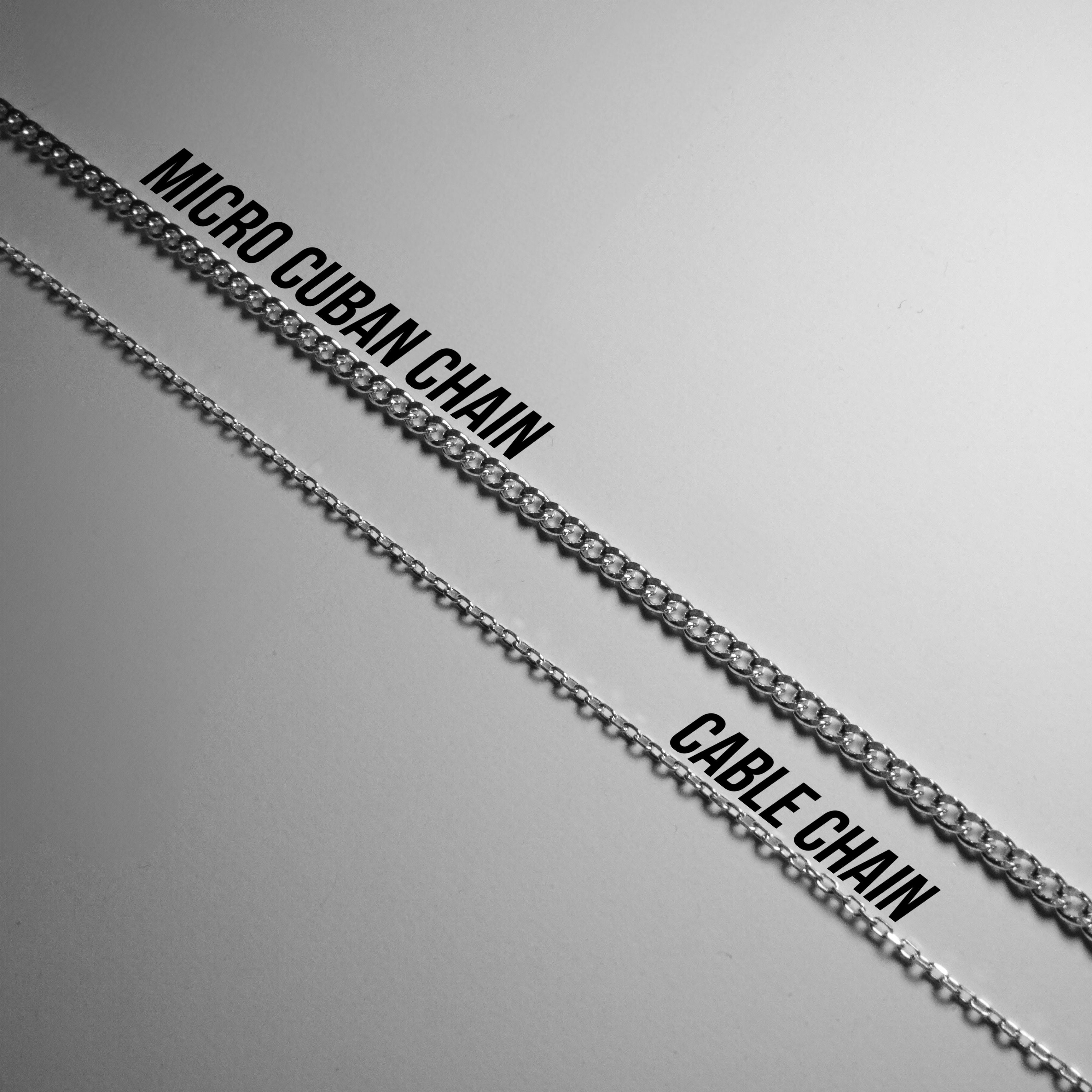 BLACK INITIAL NECKLACE