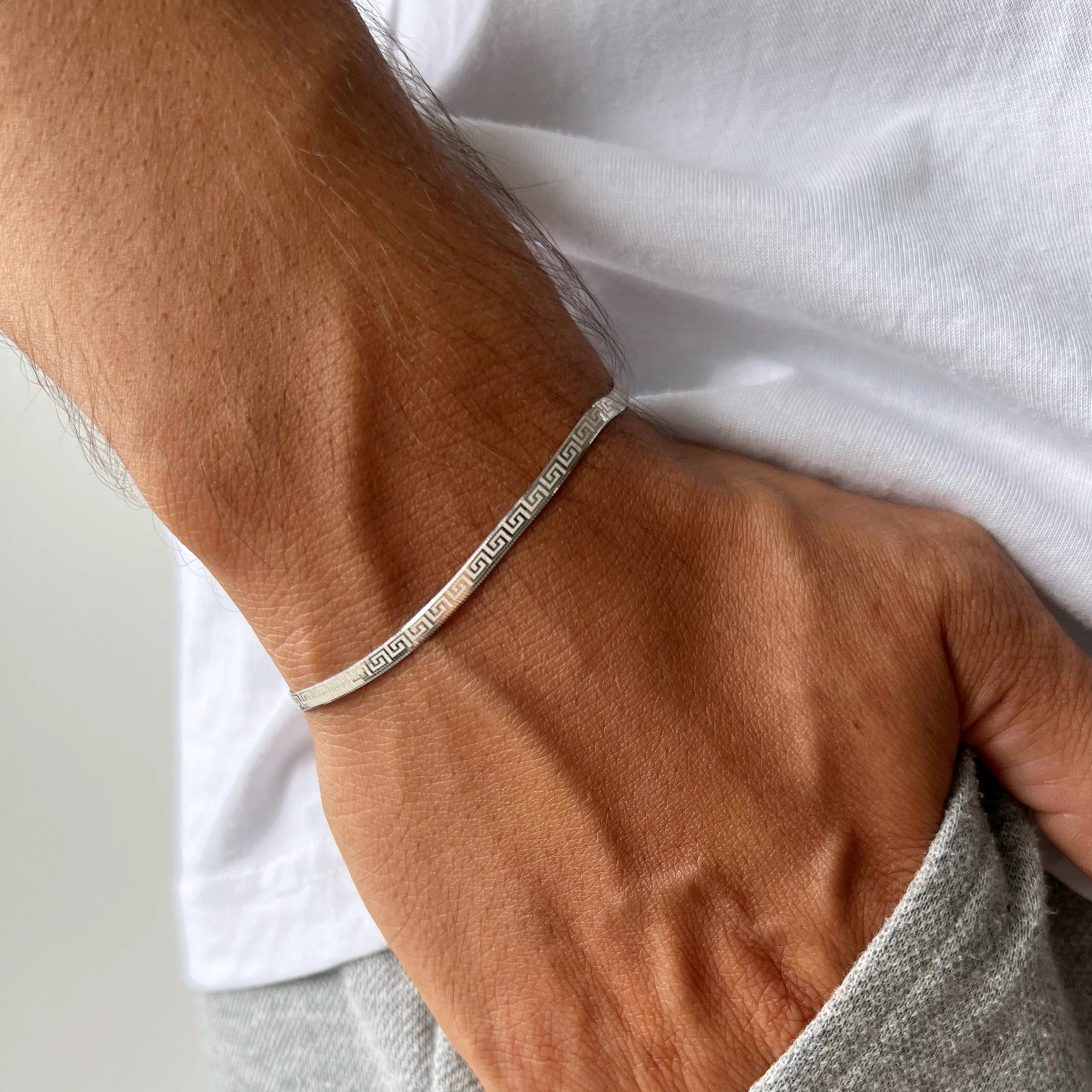 GREK PATTERN BRACELET 925