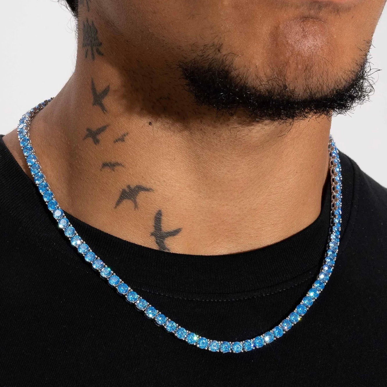 BLUE TENNIS CHAIN