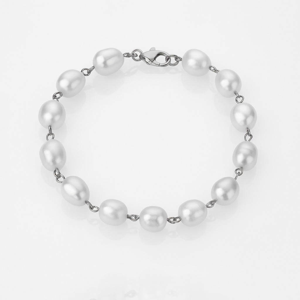 NATURAL PEARL BRACELET 925