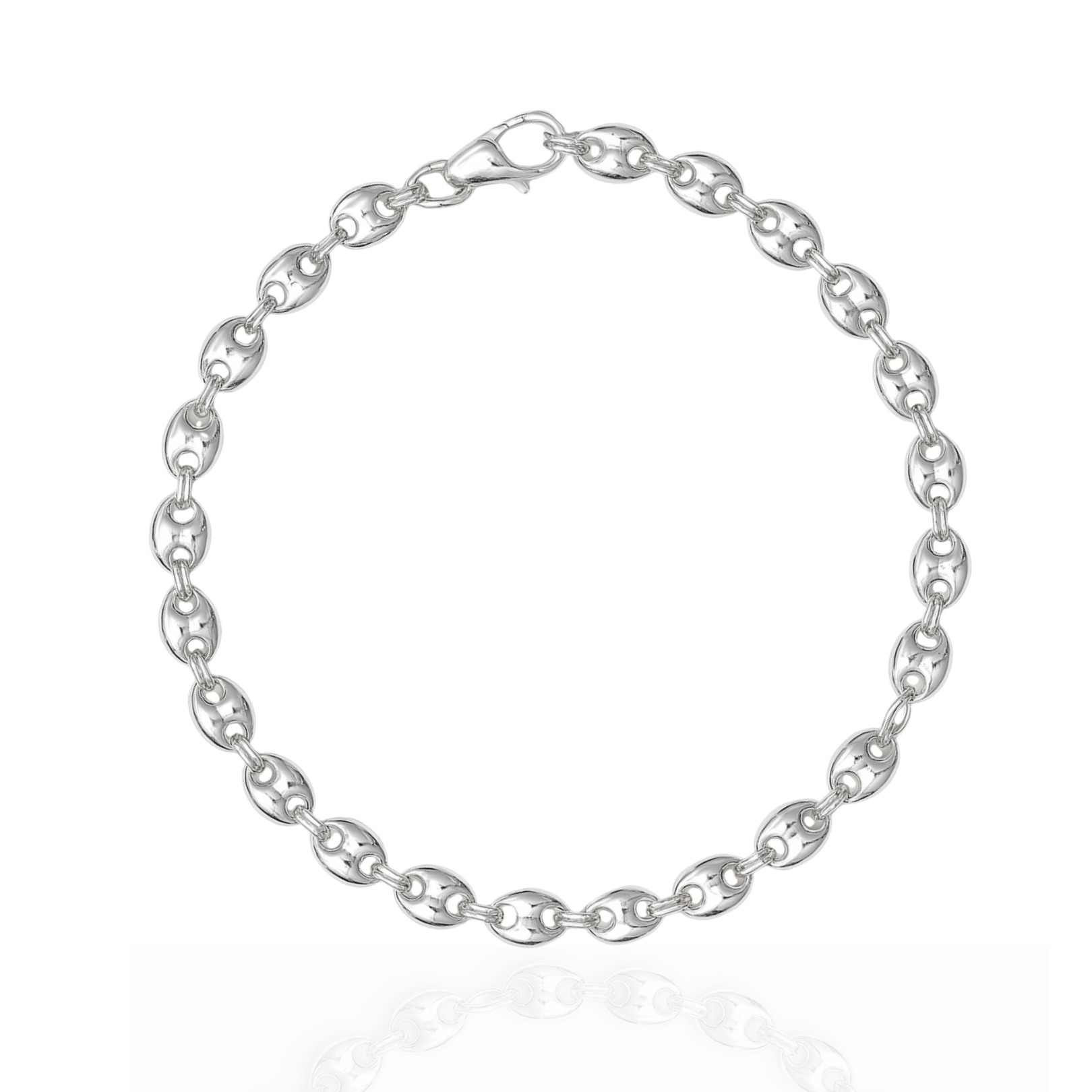 OVAL LINK NECKLACE 925