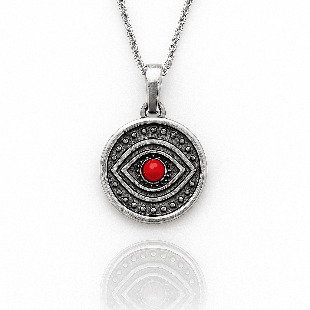 RED EYE NECKLACE 925