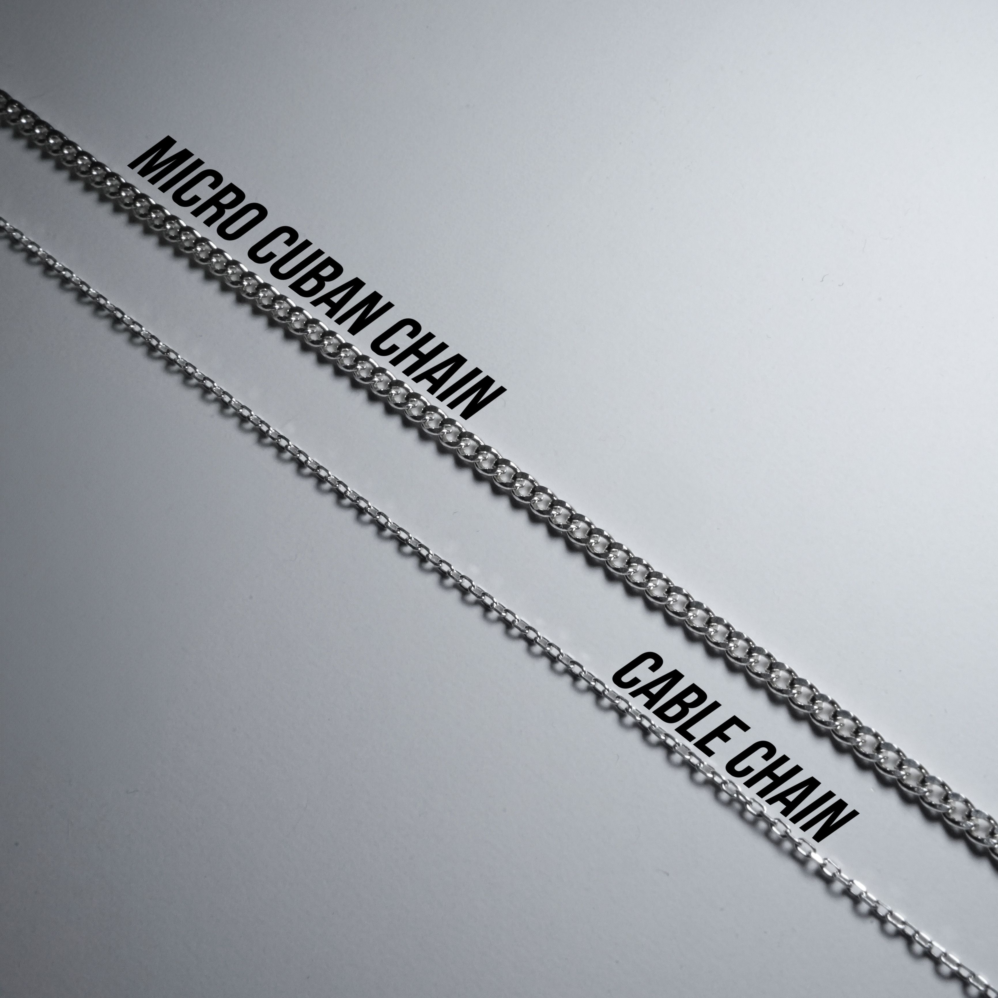 ENGRAVED JERSEY NECKLACE 925